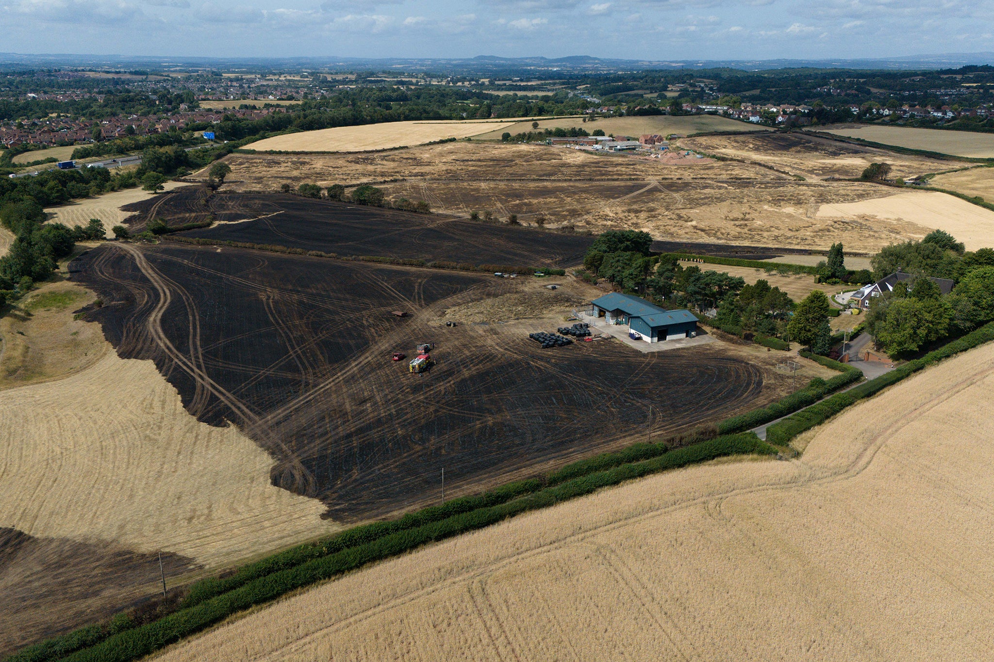 Parts of the UK saw wildfires this year as the country faced three heatwaves
