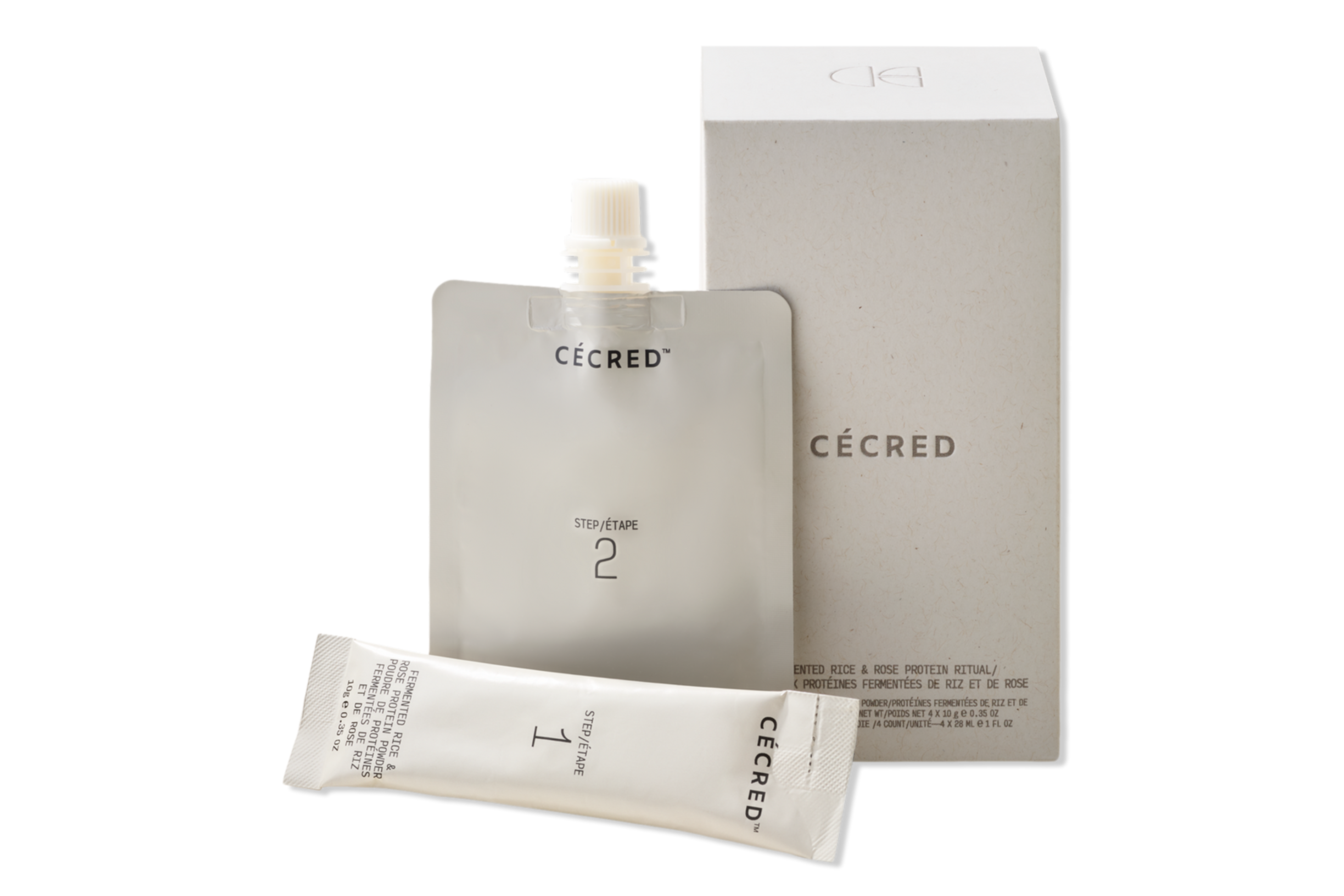 Cécred fermented rice and rose protein ritual