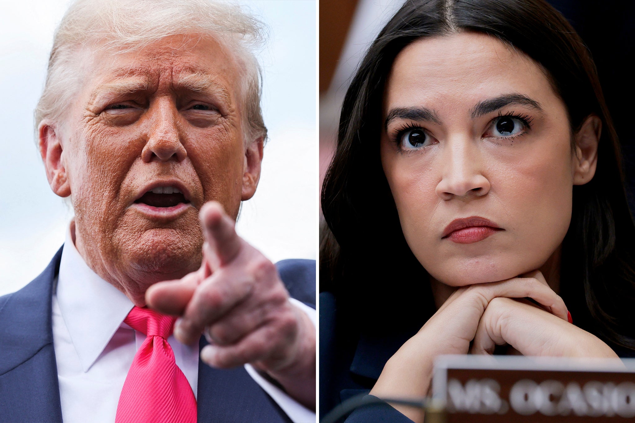 Trump says he’s going to give ‘low IQ’ AOC and Jasmine Crockett an intelligence test
