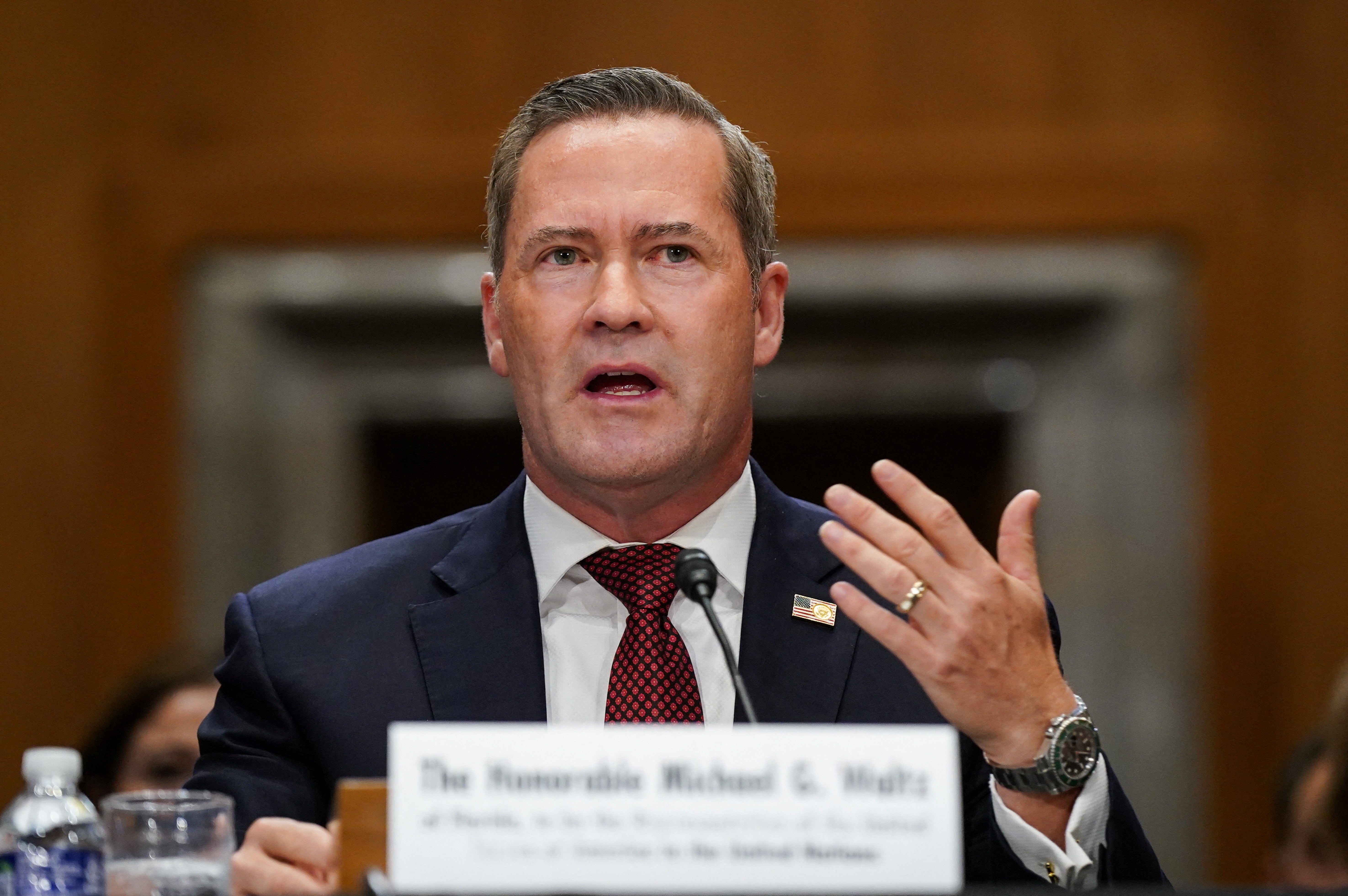 Mike Waltz blames his Signal blunder on Biden, saying his administration ‘recommended’ the app