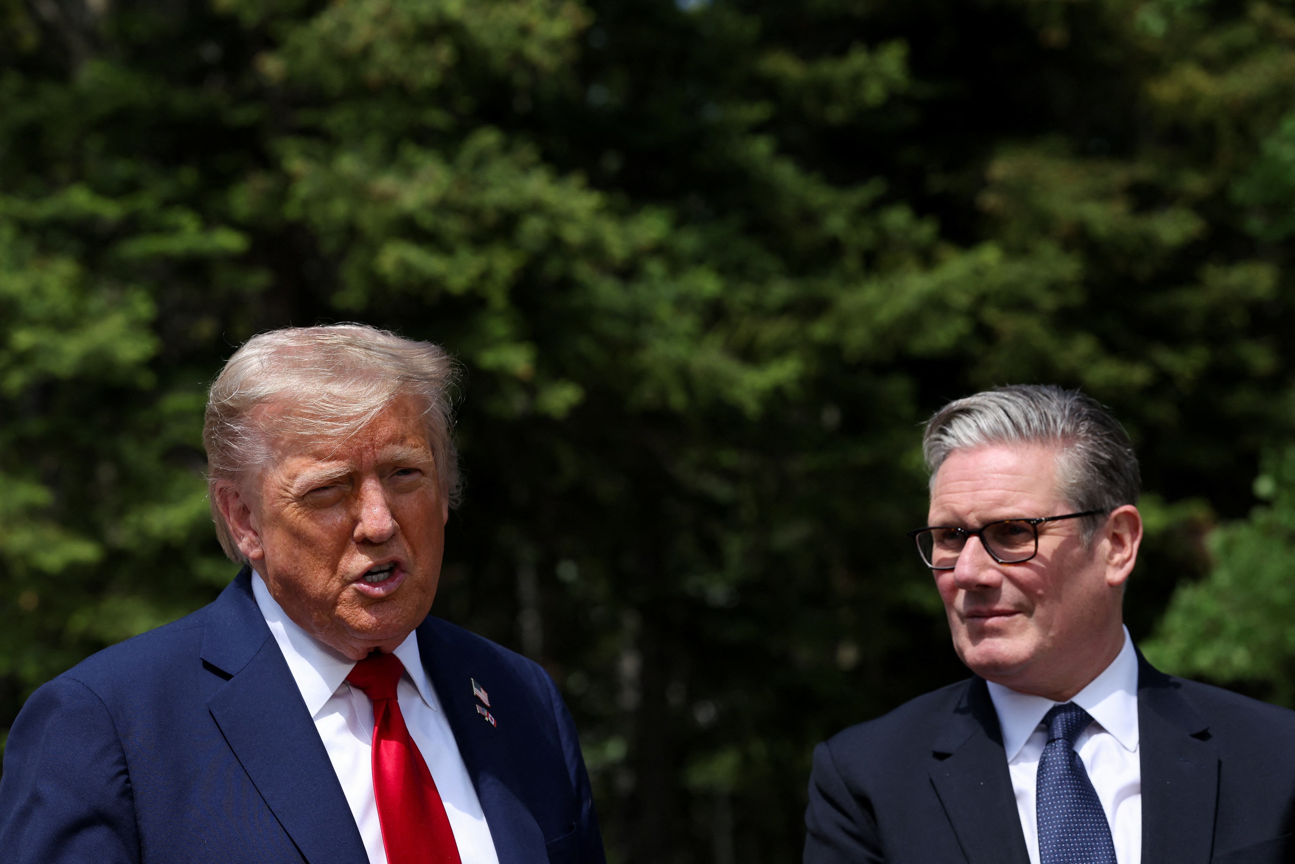 Donald Trump and Sir Keir Starmer will meet to discuss the UK-US trade deal