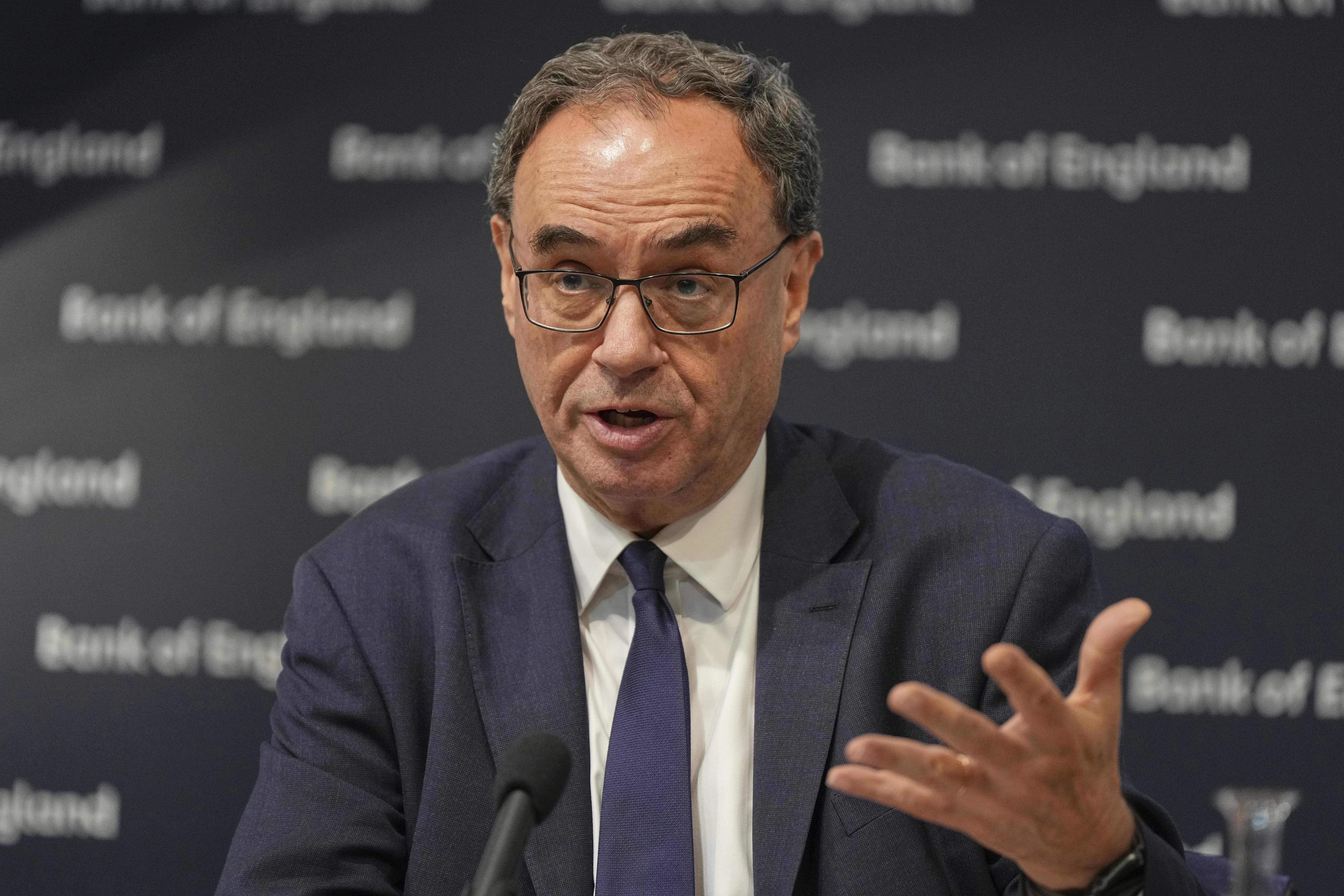 Bank of England governor Andrew Bailey (PA)