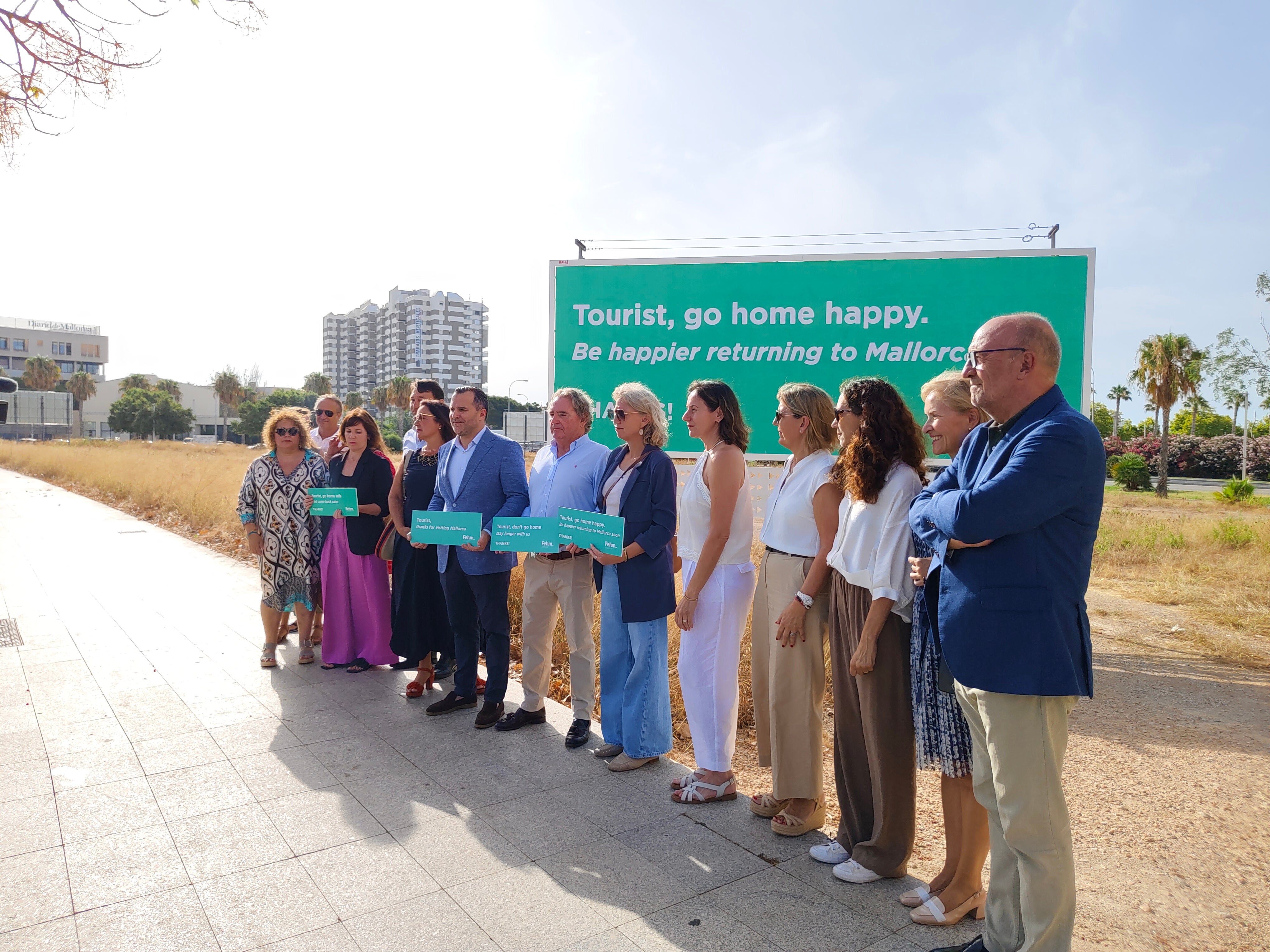 The group will encourage other people in the industry to use the posters to show they welcome tourists