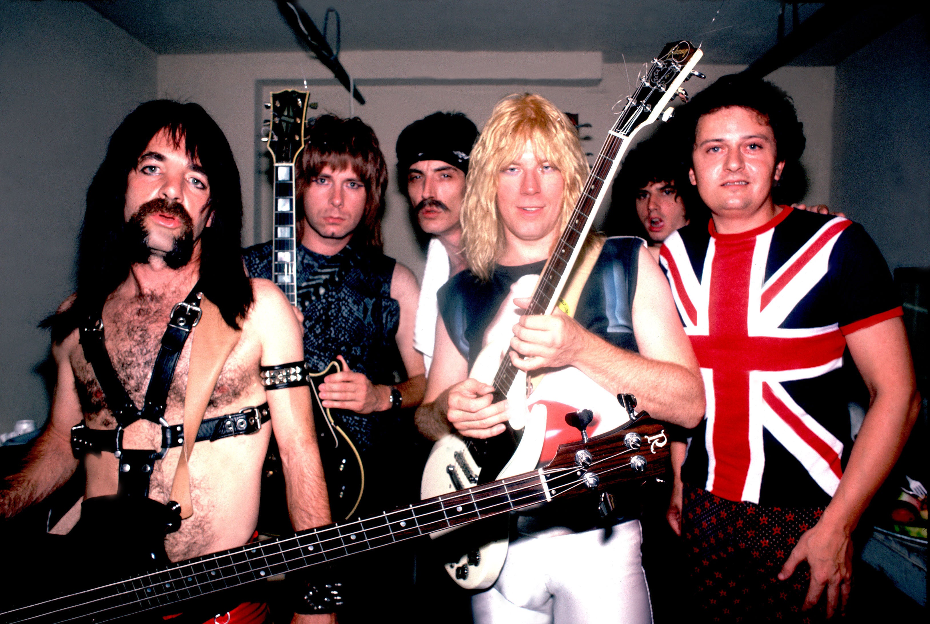 Spinal Tap in 1984 in Chicago; Rob Reiner’s feature directorial debut This Is Spinal Tap follows the fictional British heavy metal band Spinal Tap on a disastrous US tour, while parodying the excesses and absurdities of the rock music industry