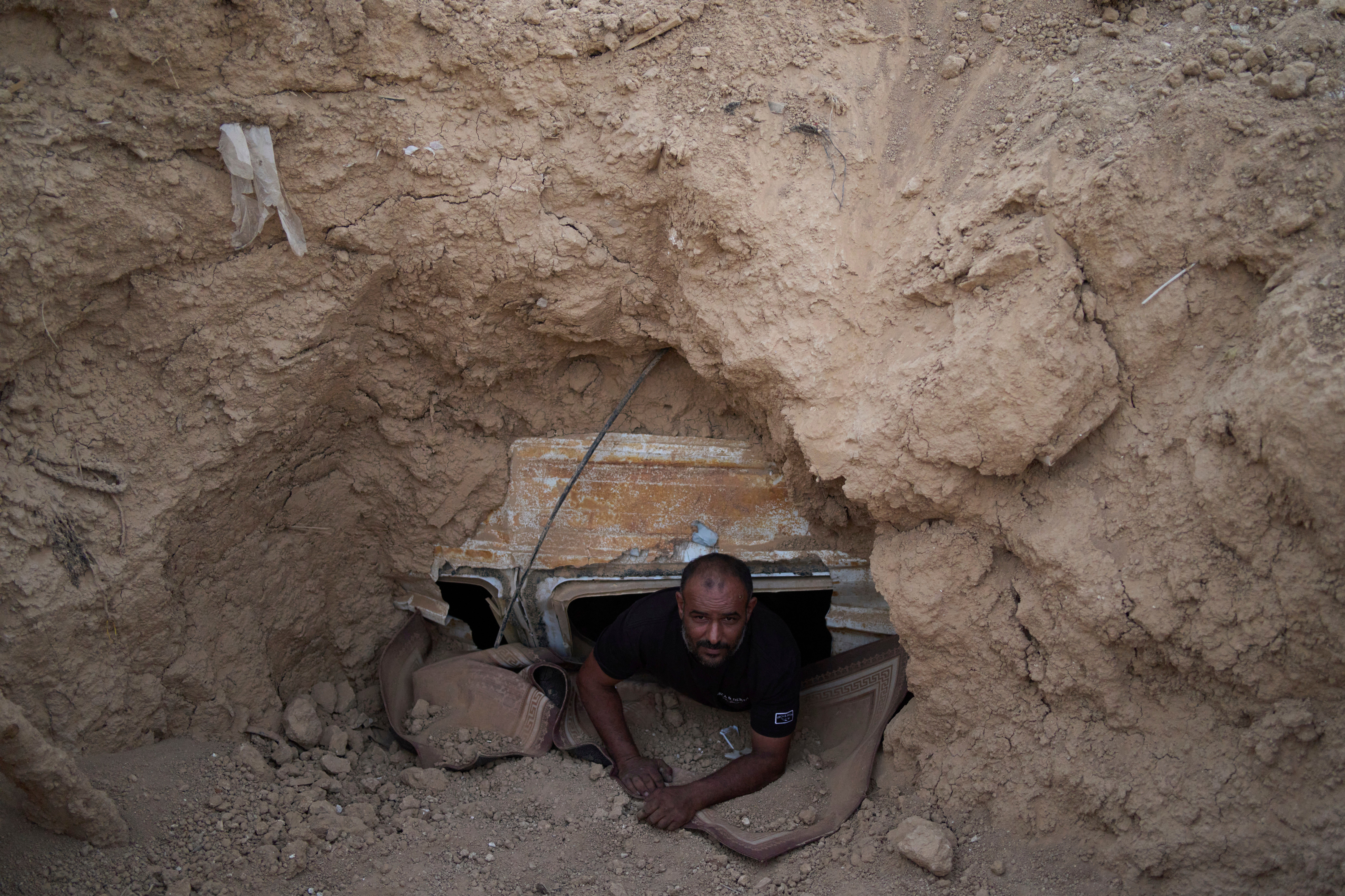 Mideast Wars Homemade Bomb Shelters