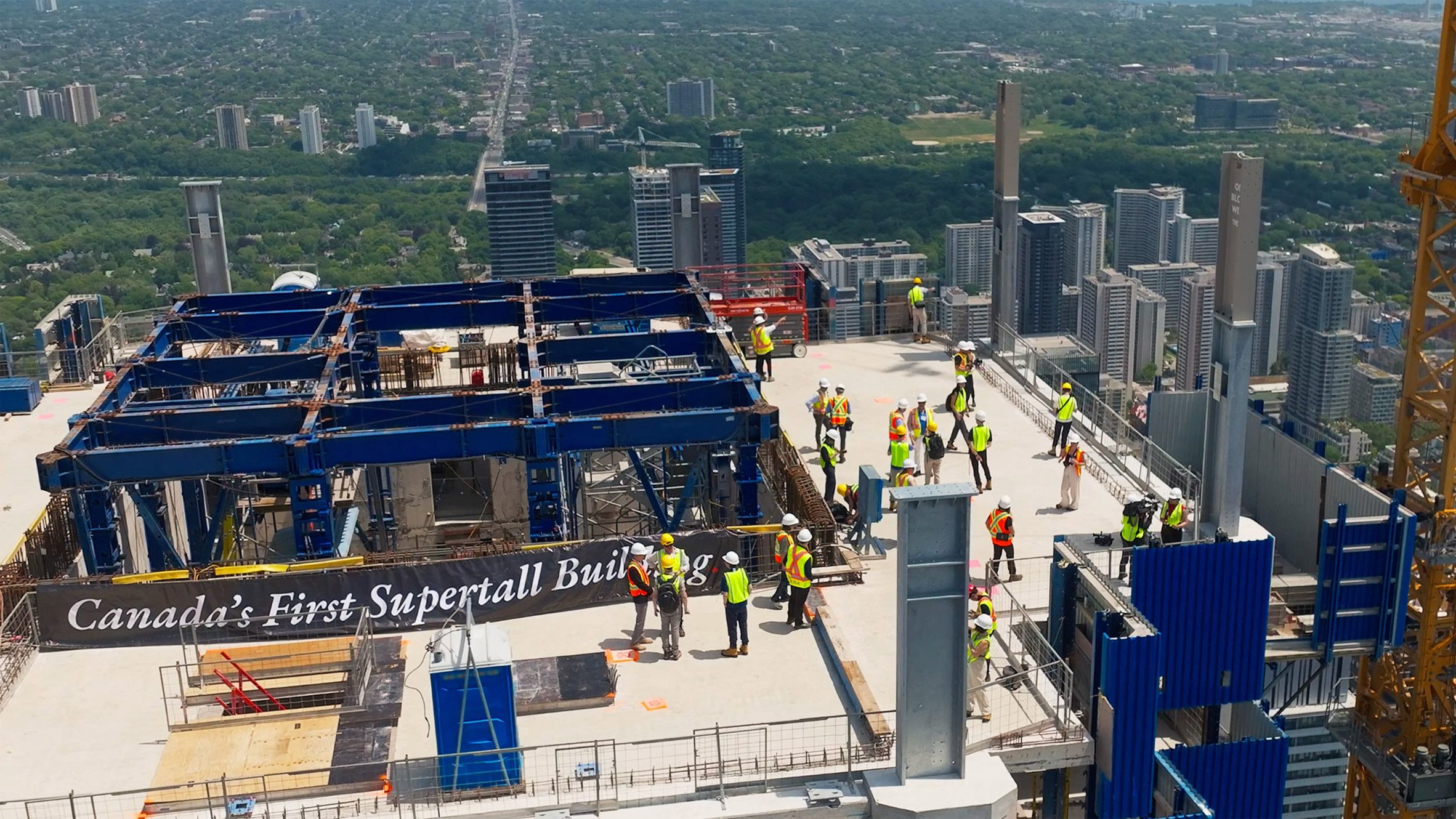 'Supertall' is a term used globally to describe skyscrapers that rise above 300 metres in height. When finished, One Bloor West will be 308.6 meters, or 1,012 feet