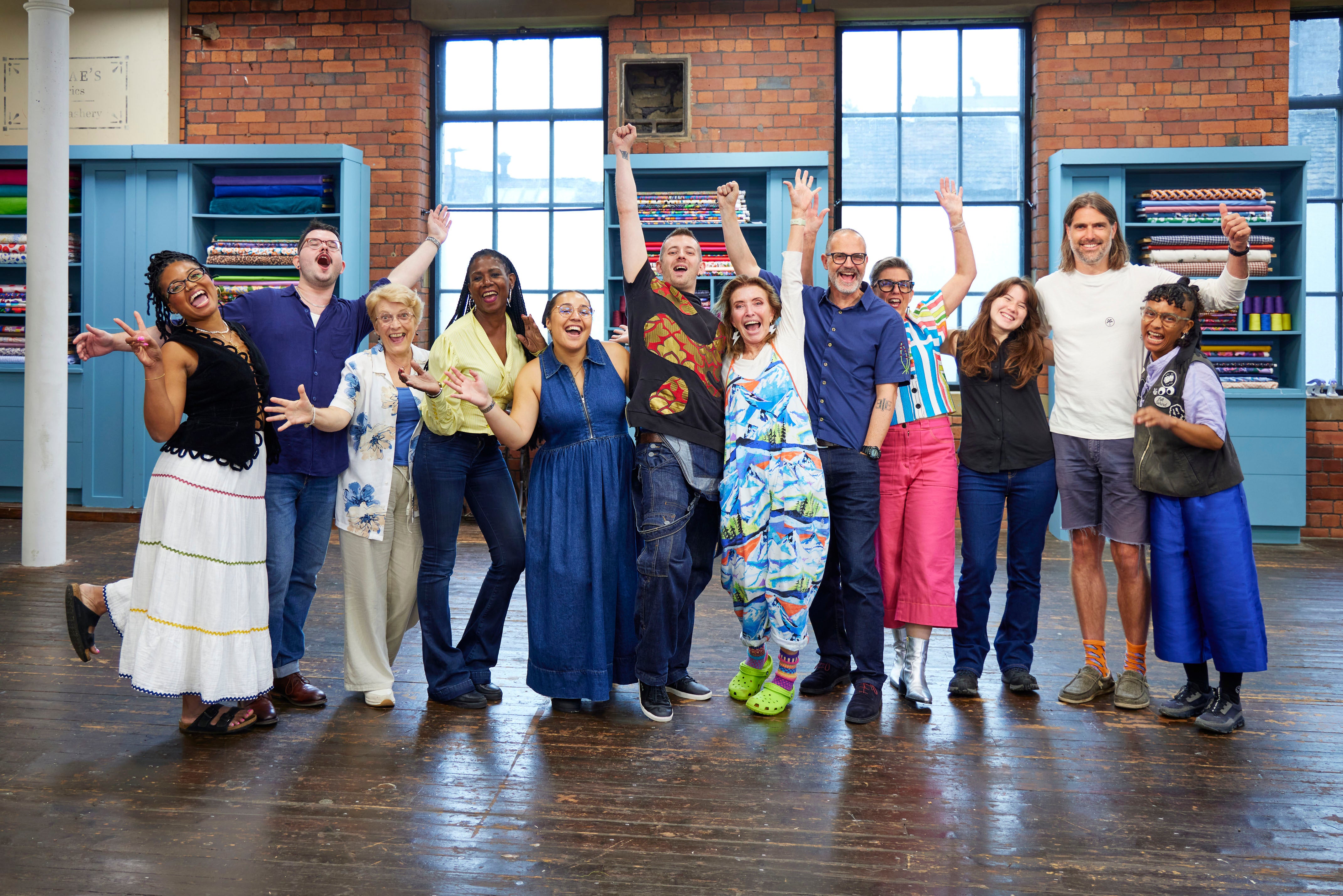 The 2025 cast of ‘The Great British Sewing Bee’