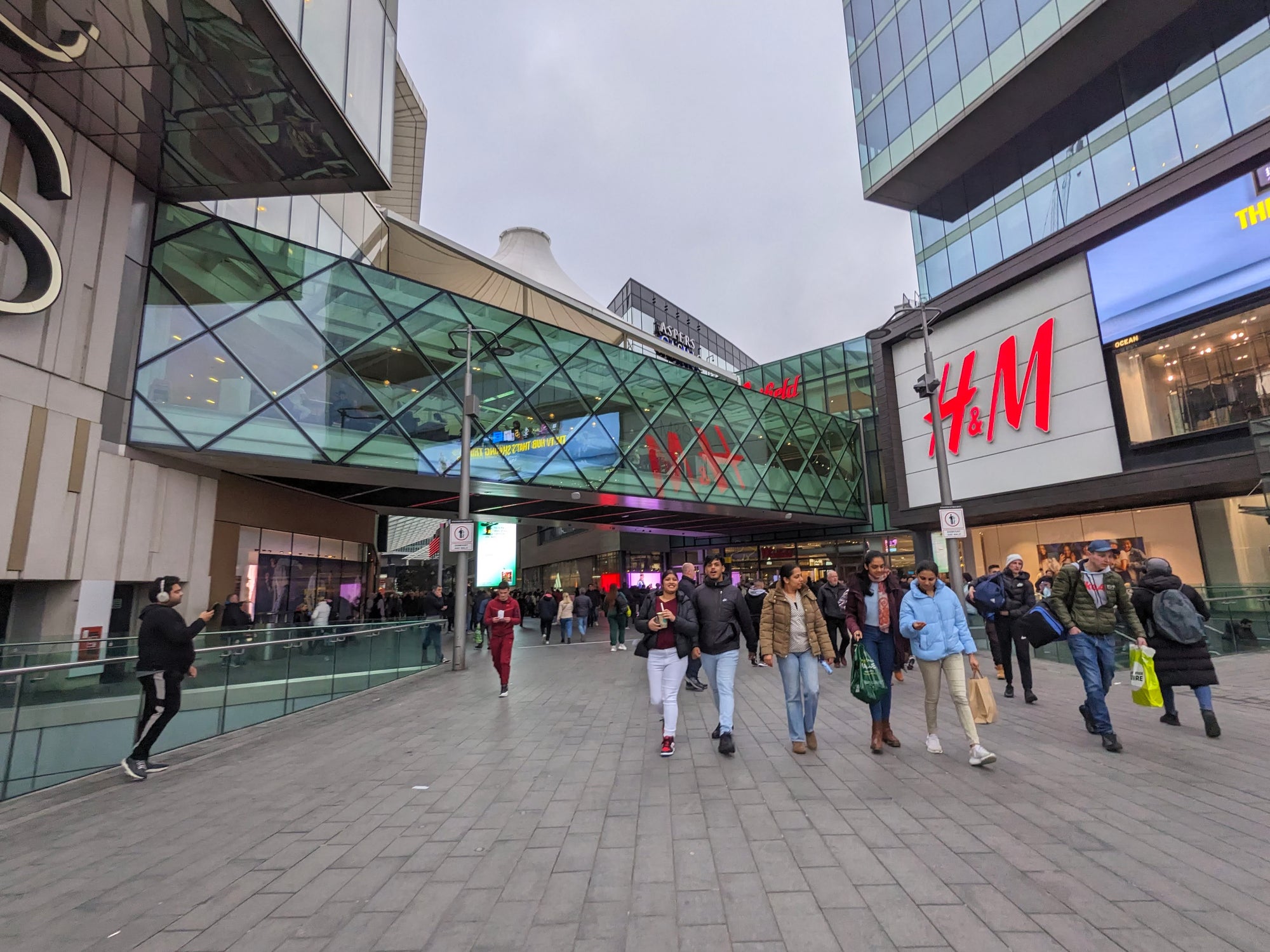 A teenage boy has admitted launching a chair 50ft off the top floor of Westfield Stratford shopping centre