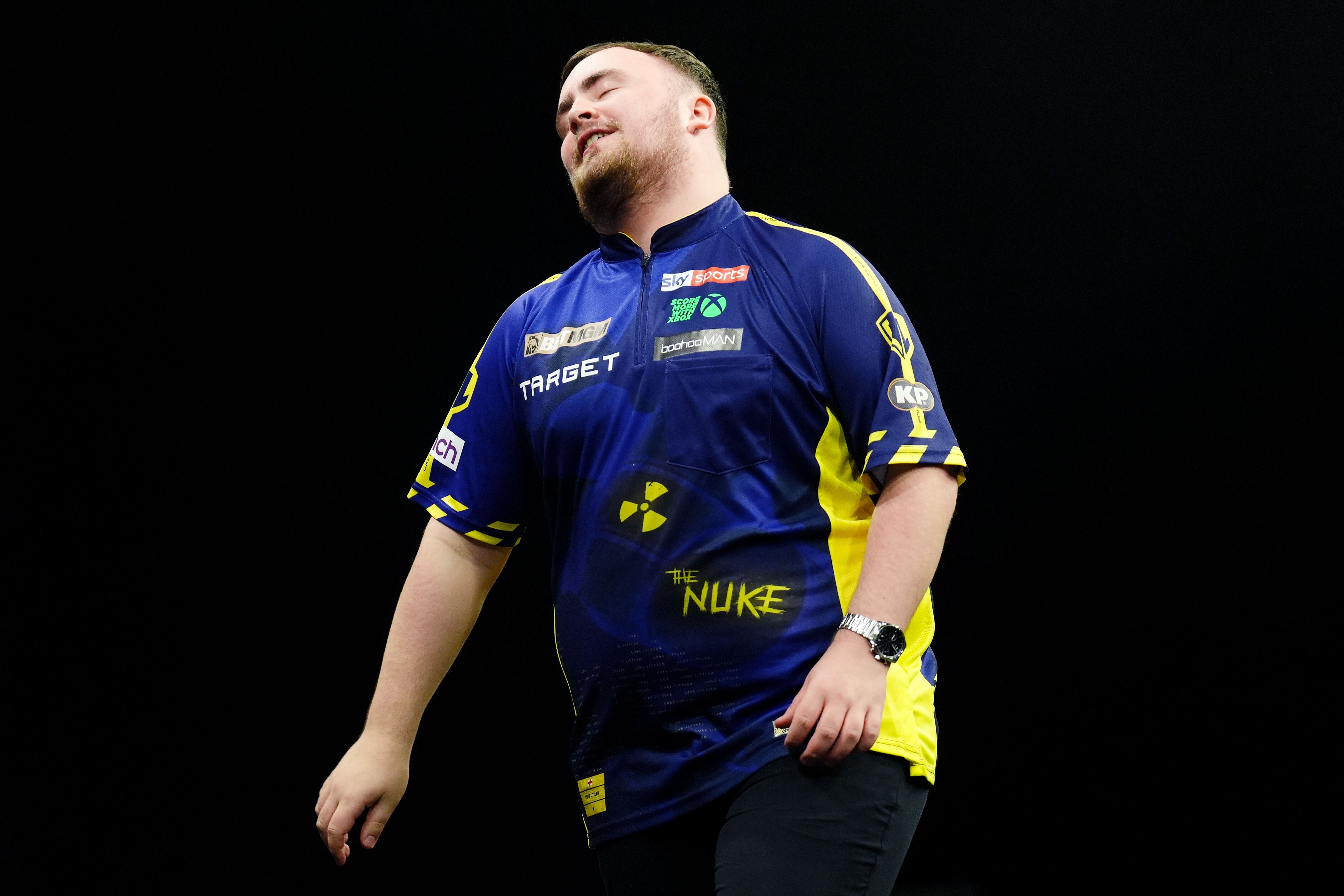 Luke Littler hits the wire after failing driving theory test for fourth time