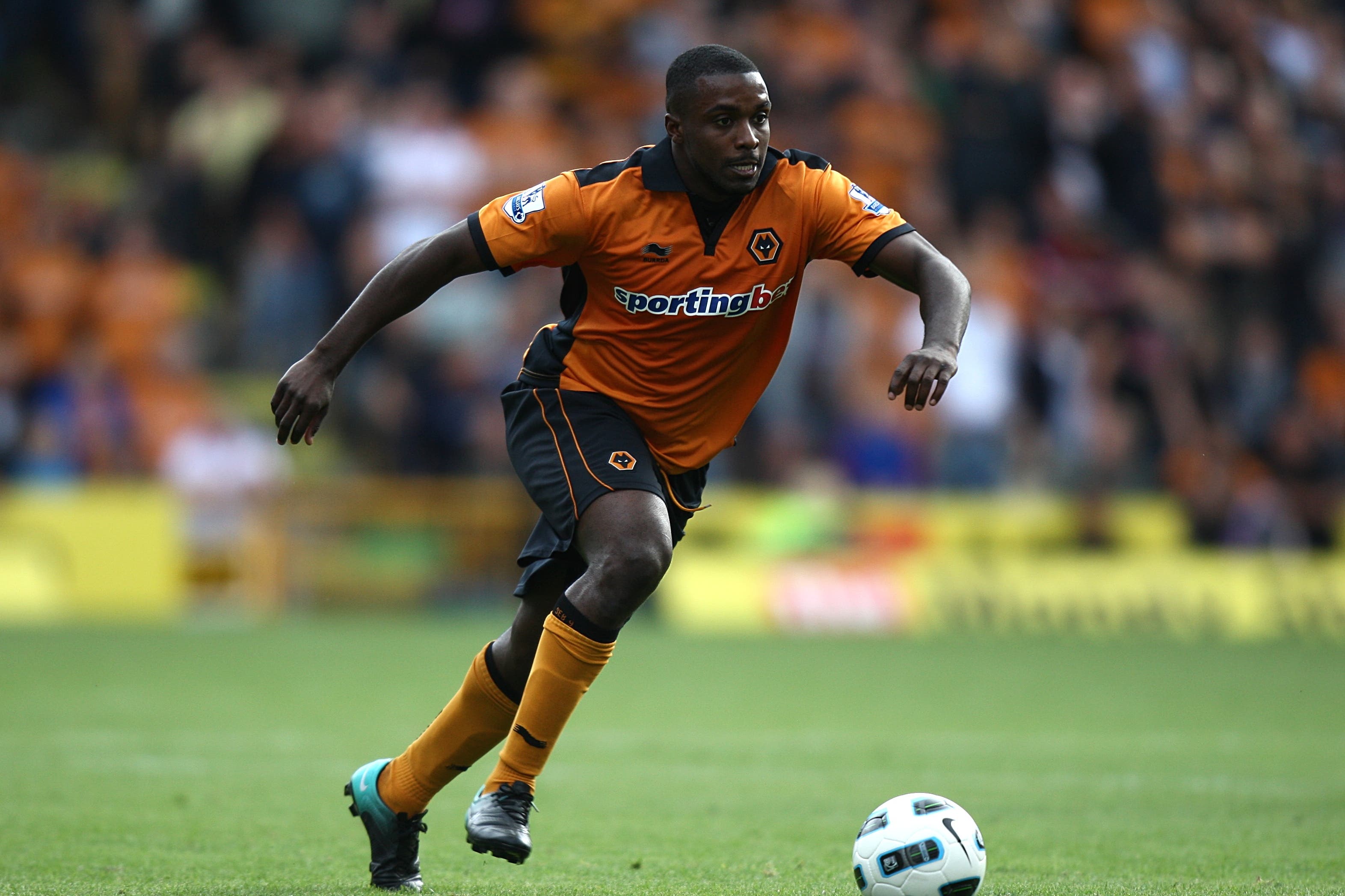 Sylvan Ebanks-Blake suffered a broken leg playing for Wolves (David Davies/PA)