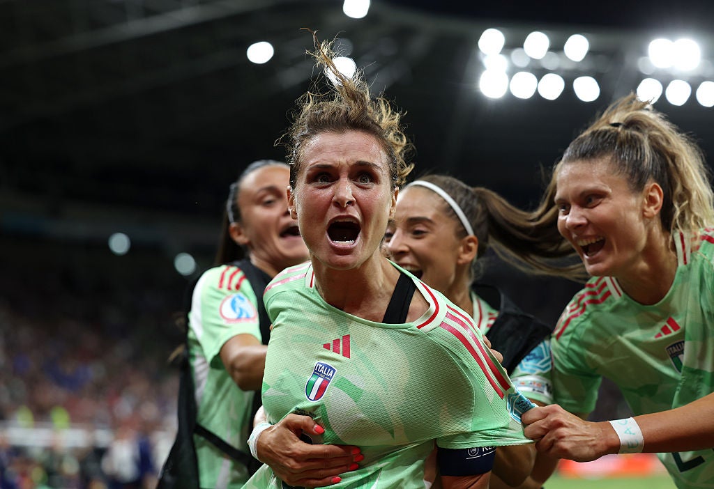 Italy’s 35-year-old captain Cristiana Girelli has inspired her country at Euro 2025
