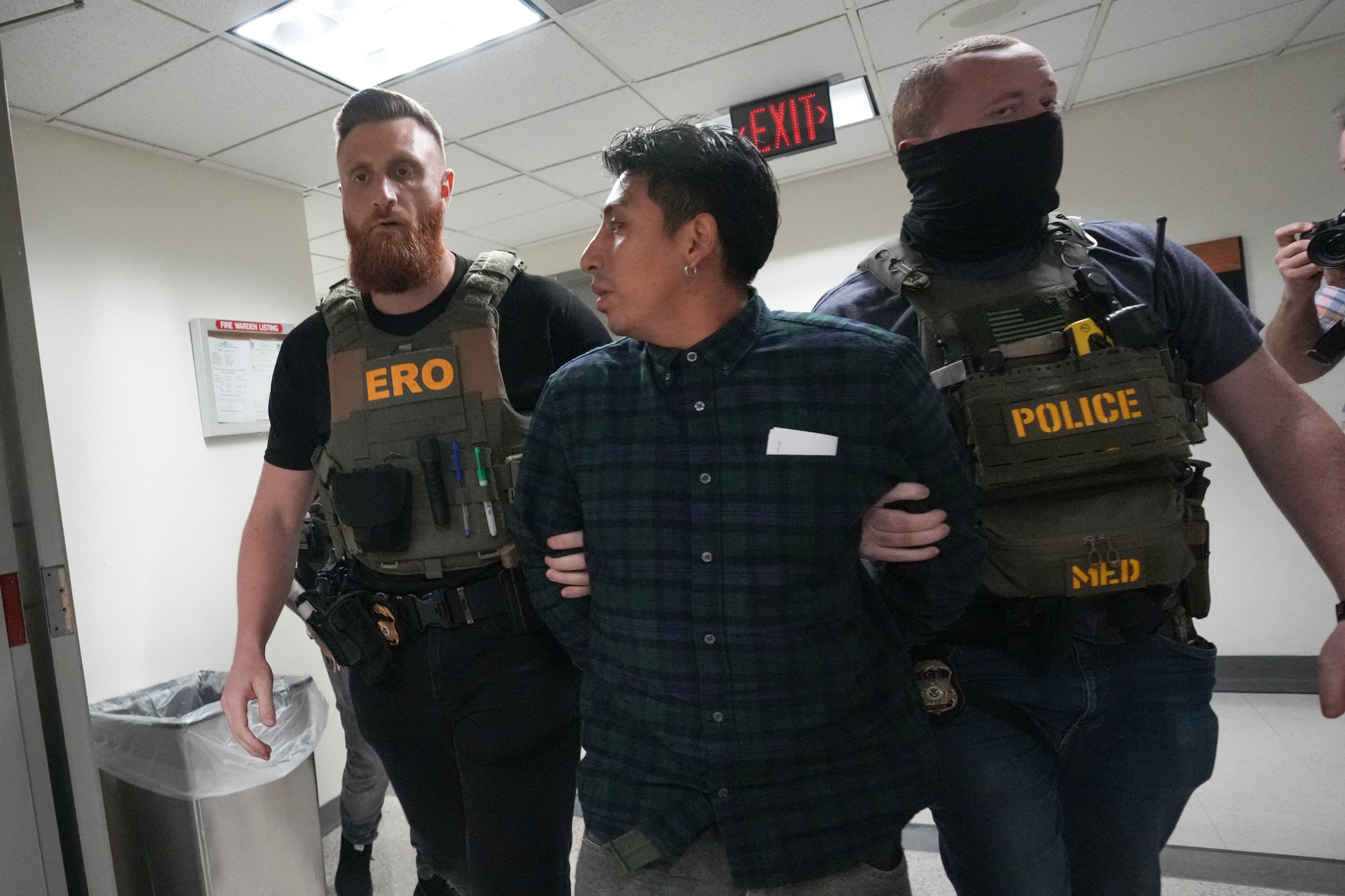 ICE has been conducting raids in cities across the US as part of Trump’s mass deportation plan – some have garnered negative attention for aggressive tactics such as waiting at immigration courts