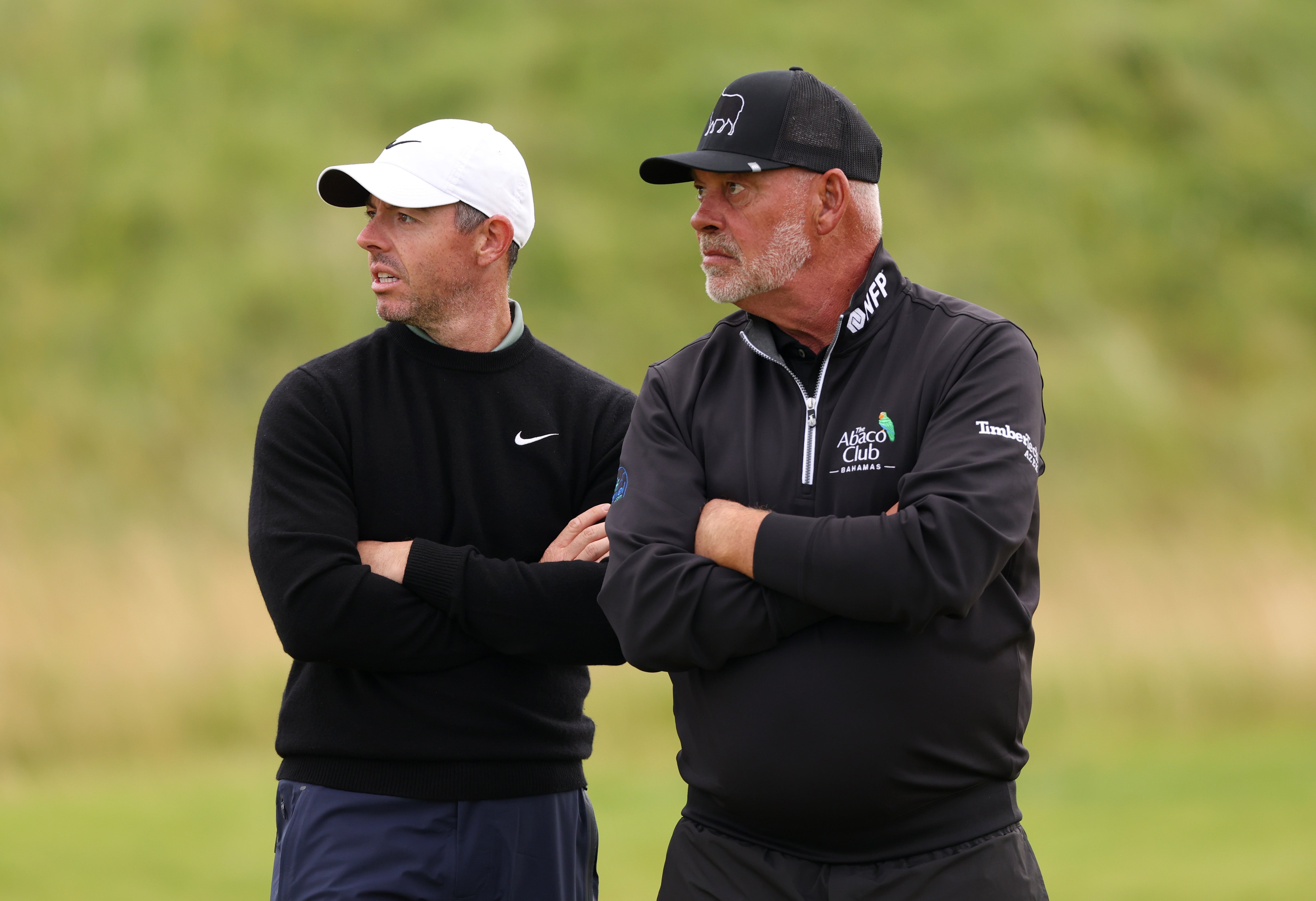 McIlroy and Clarke played a practice round together ahead of the first round at The Open this Thursday