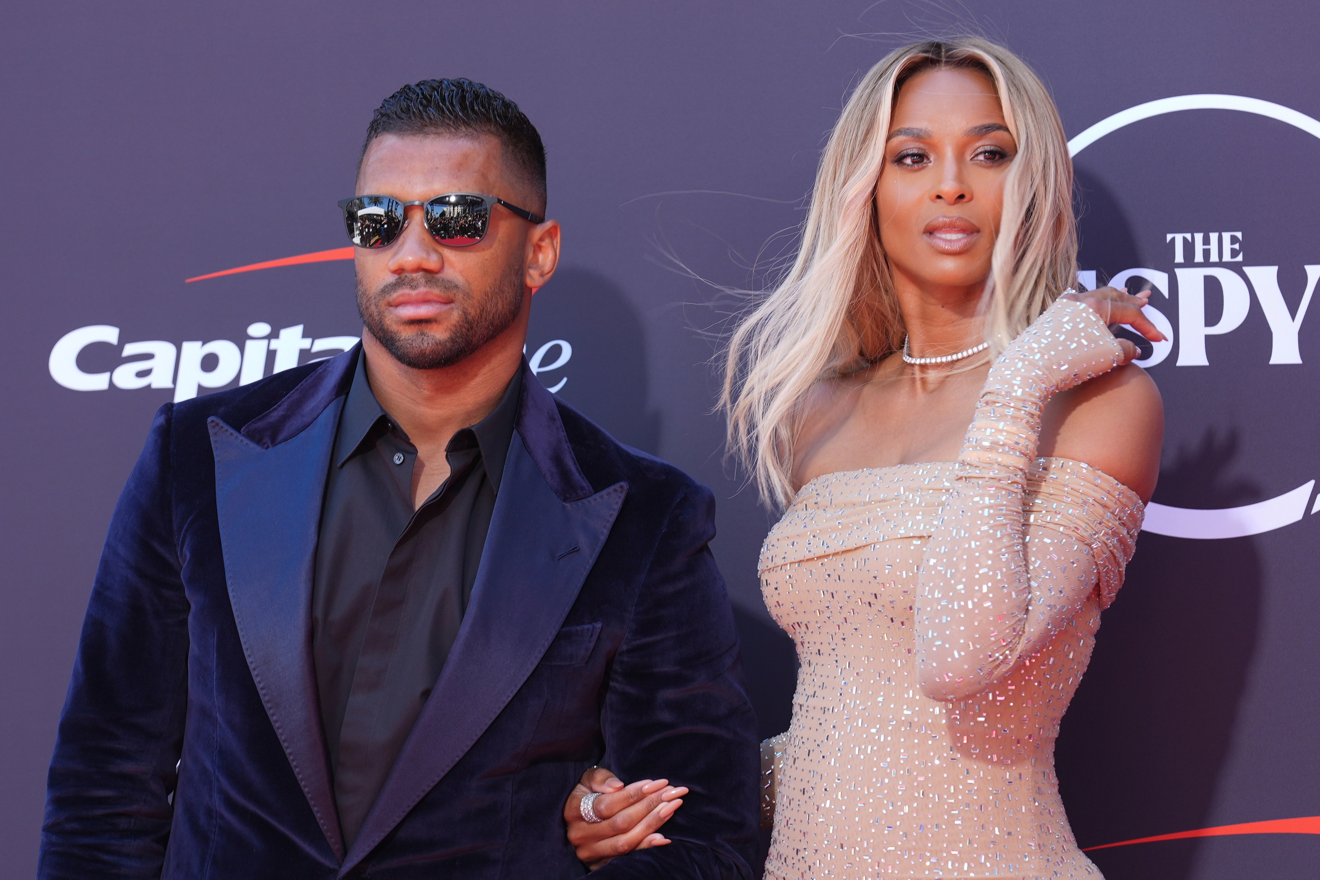 Ciara with her husband Russell Wilson