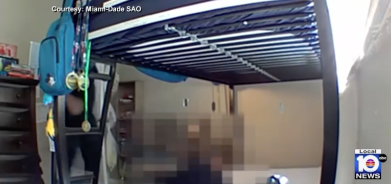 Perez was arrested in May, but videos of his alleged actions were just released.