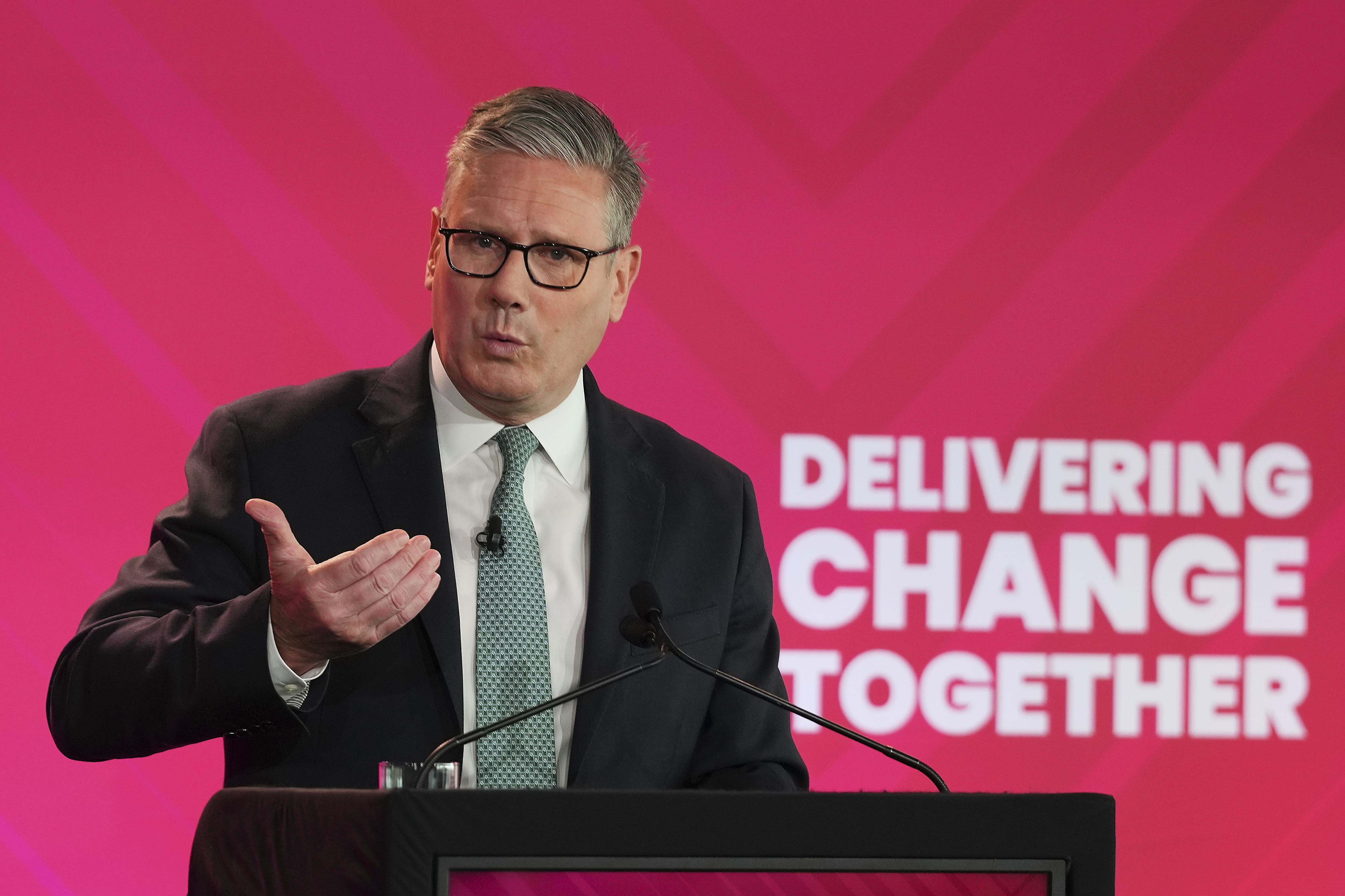 Prime Minister Sir Keir Starmer delivered a speech to charities and civil society leaders at the Science Museum (Frank Augstein/PA)