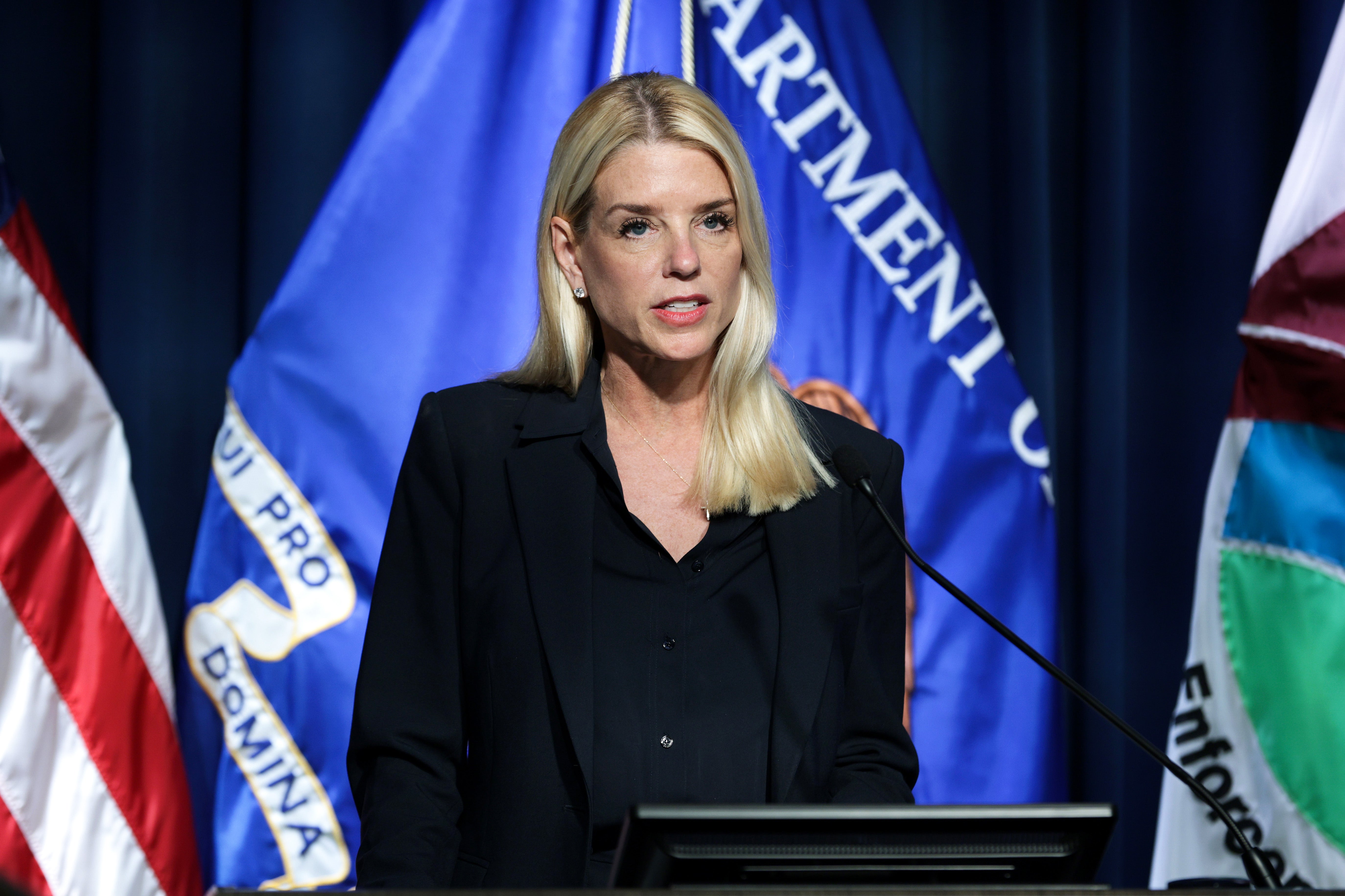 Attorney General Pam Bondi (pictured) and Interior Secretary Doug Burgum are set to visit Alcatraz on Thursday to announce plans to reopen it as a federal prison.