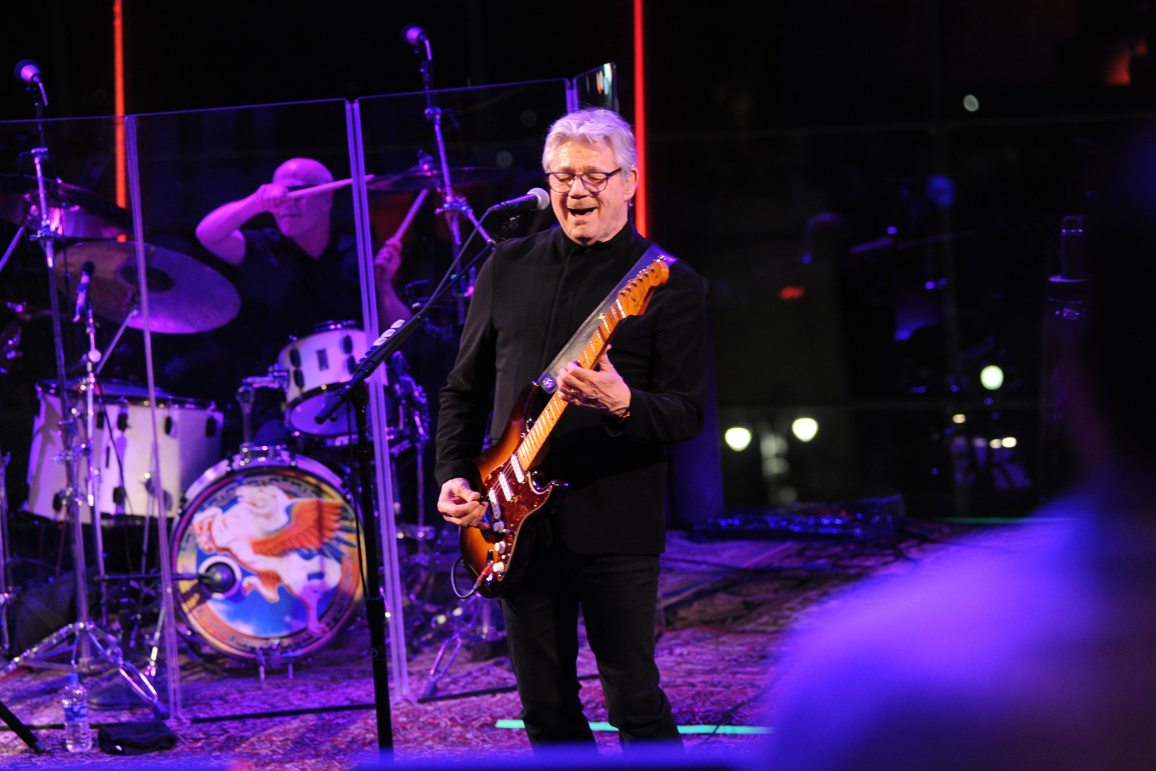 Steve Miller Band's founding frontman Steve Miller performing in 2019