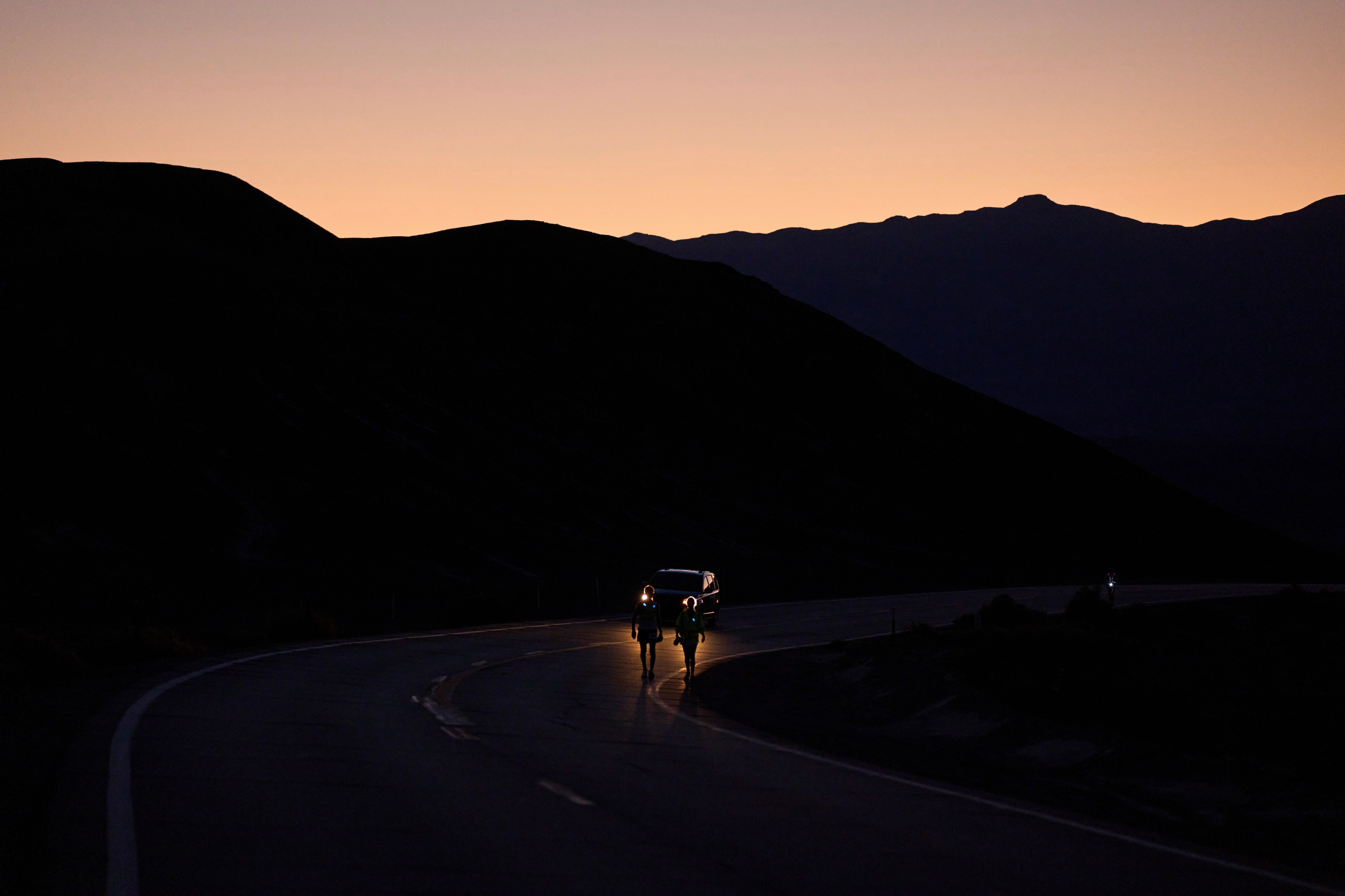 APTOPIX Climate Heat Death Valley Ultramarathon
