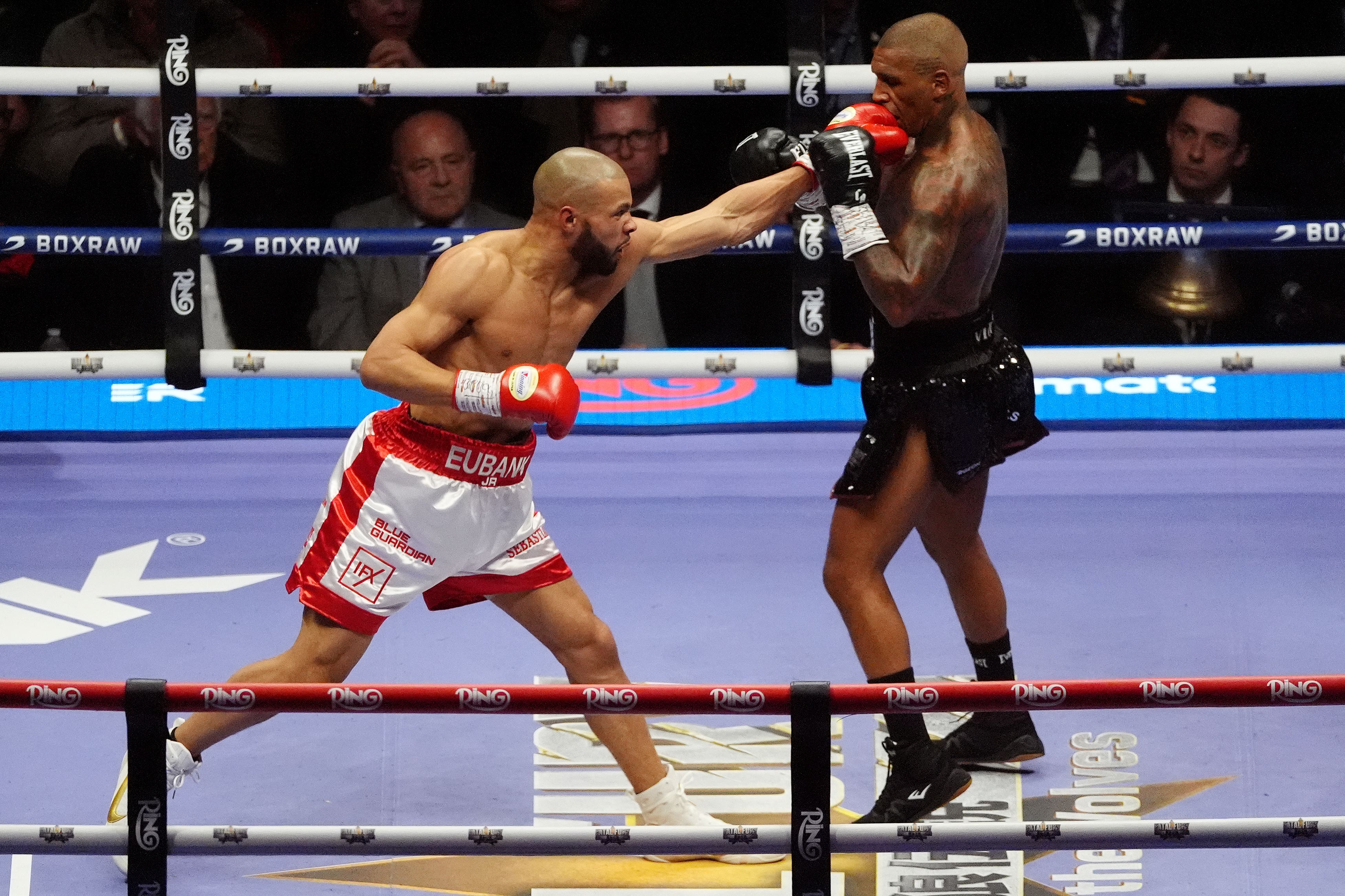 Chris Eubank Jr, left, defeated Conor Benn in April (Bradley Collyer/PA)
