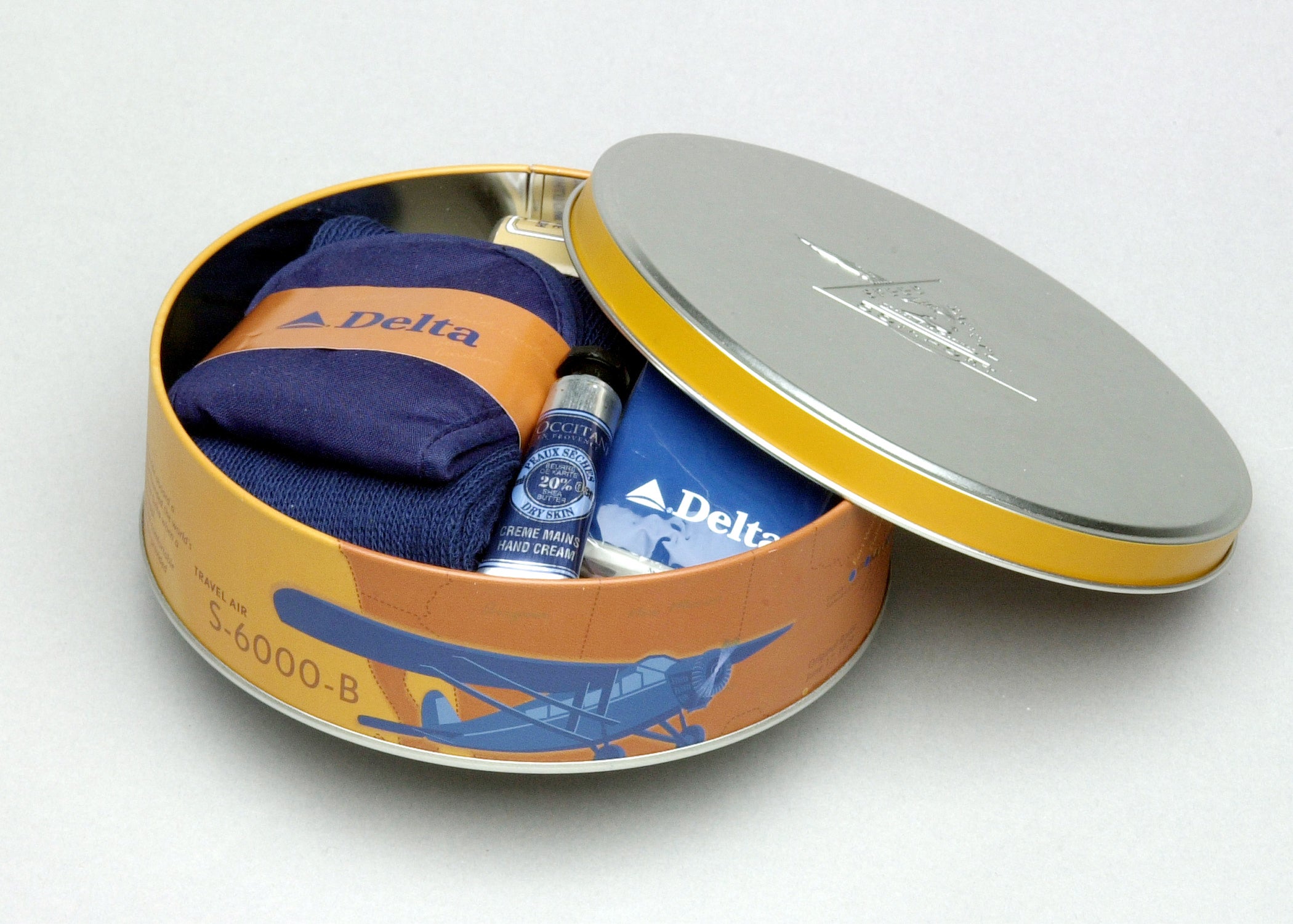 2001: L'Occitane creams in a tin