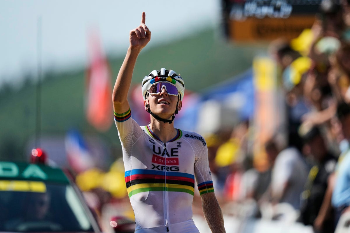 Tour de France 2025 live: Stage 12 result and standings as Tadej Pogacar soars to victory on Hautacam