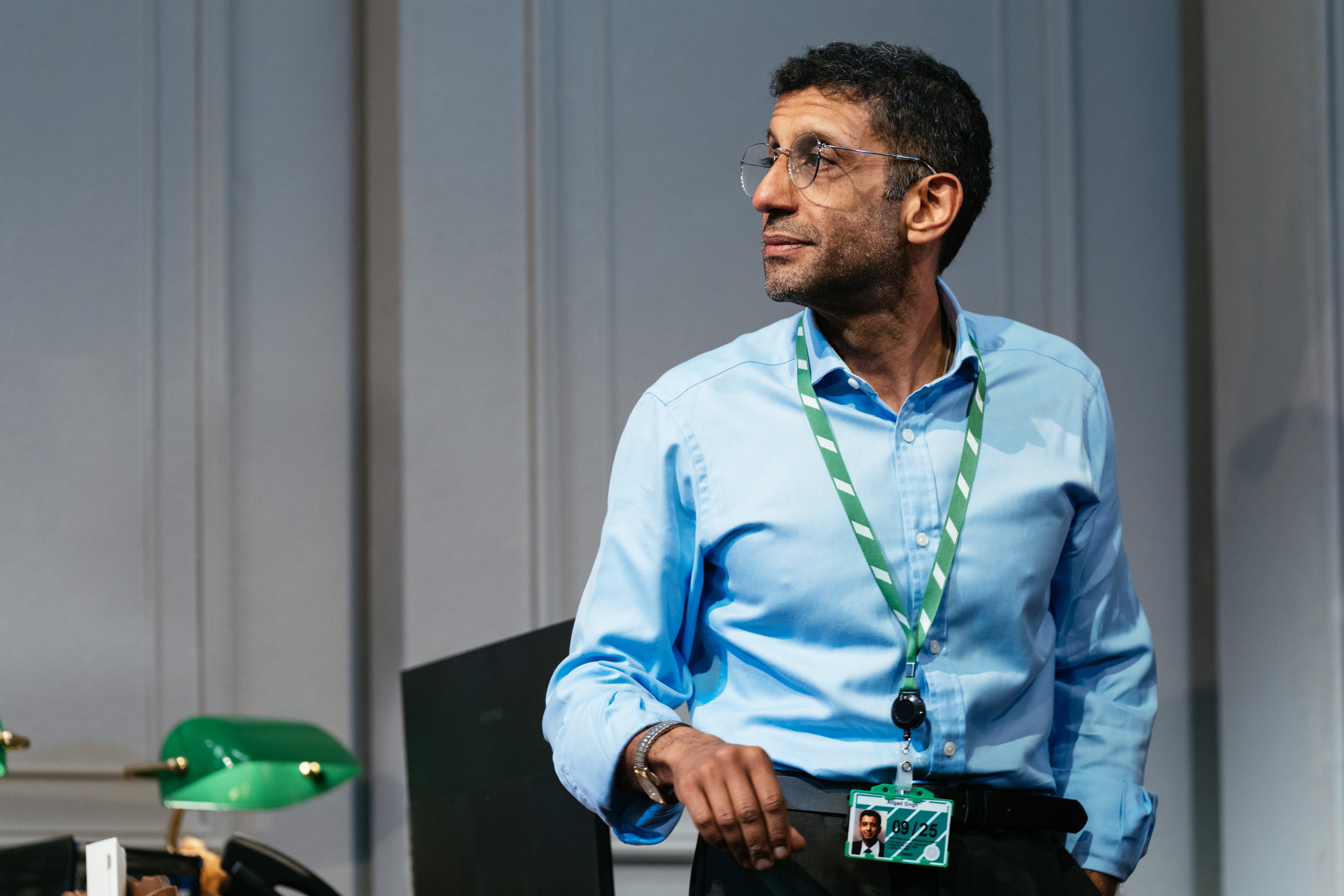 Star candidate? Adeel Akhtar as the beleaguered MP Angad Singh in ‘The Estate’ at the National Theatre