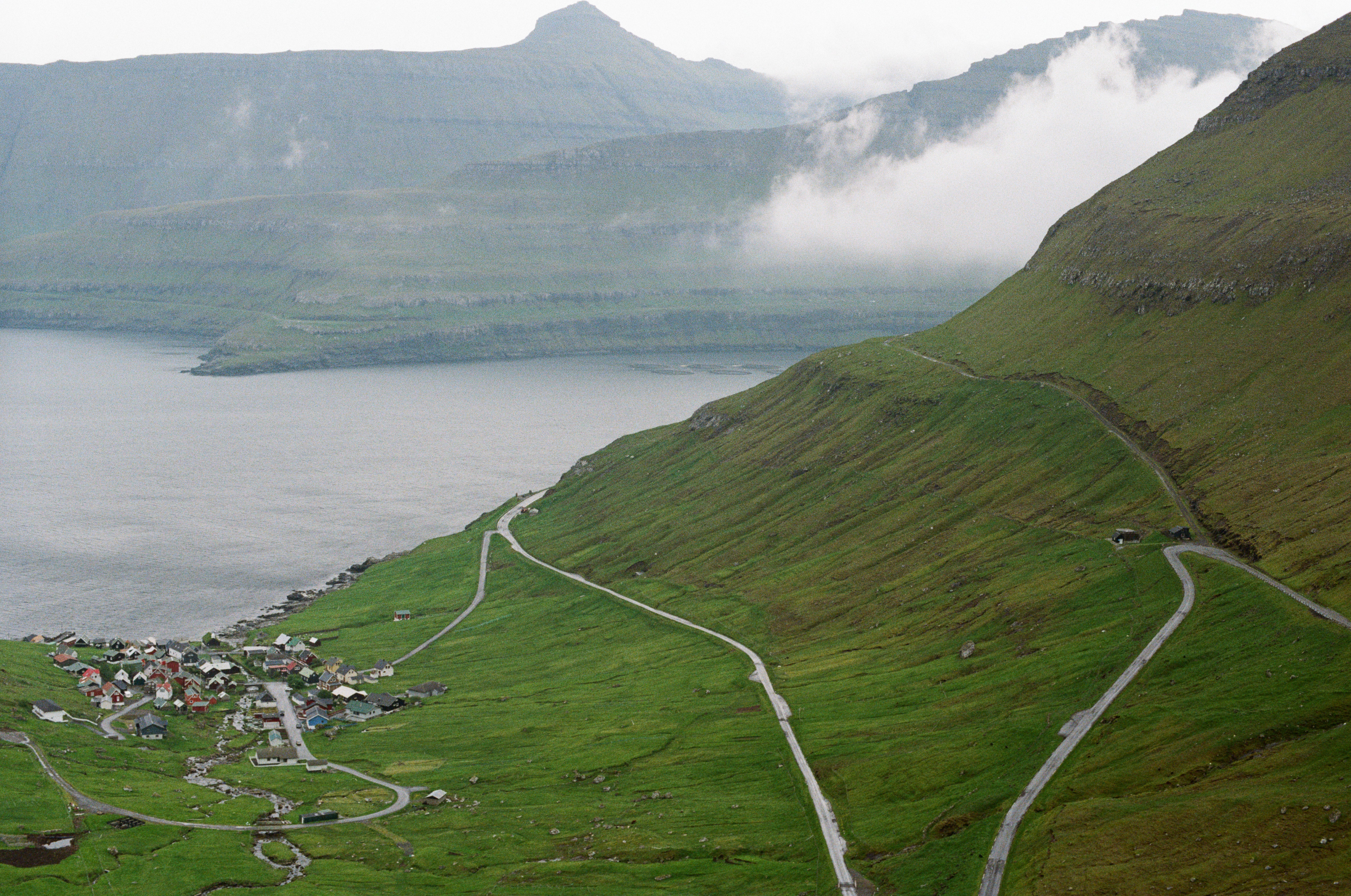 One of many small villages on The Faroe Islands