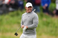 Rory McIlroy in the mix as Matt Fitzpatrick shares Open lead after first-round