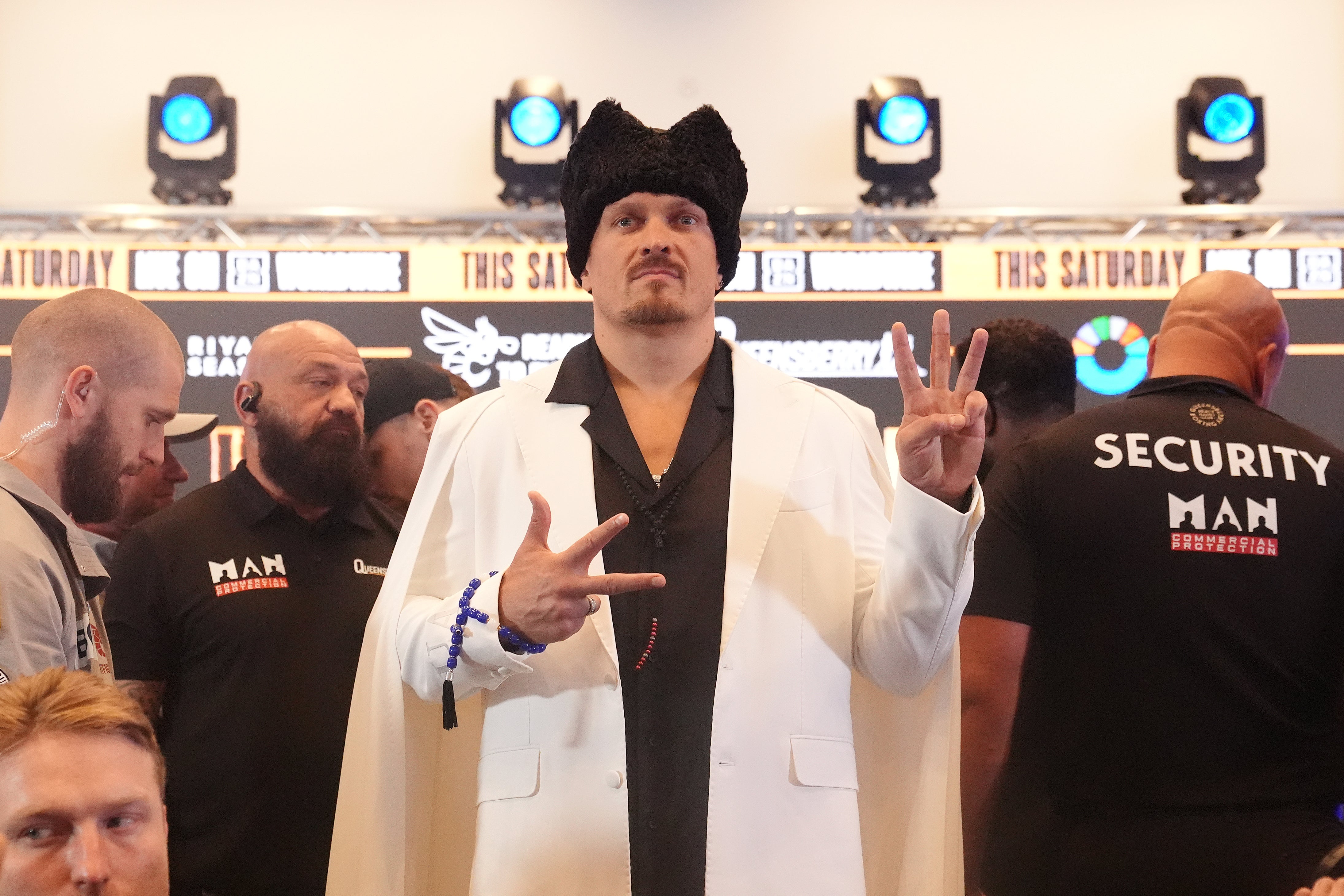 Oleksandr Usyk is looking for a second win over Daniel Dubois