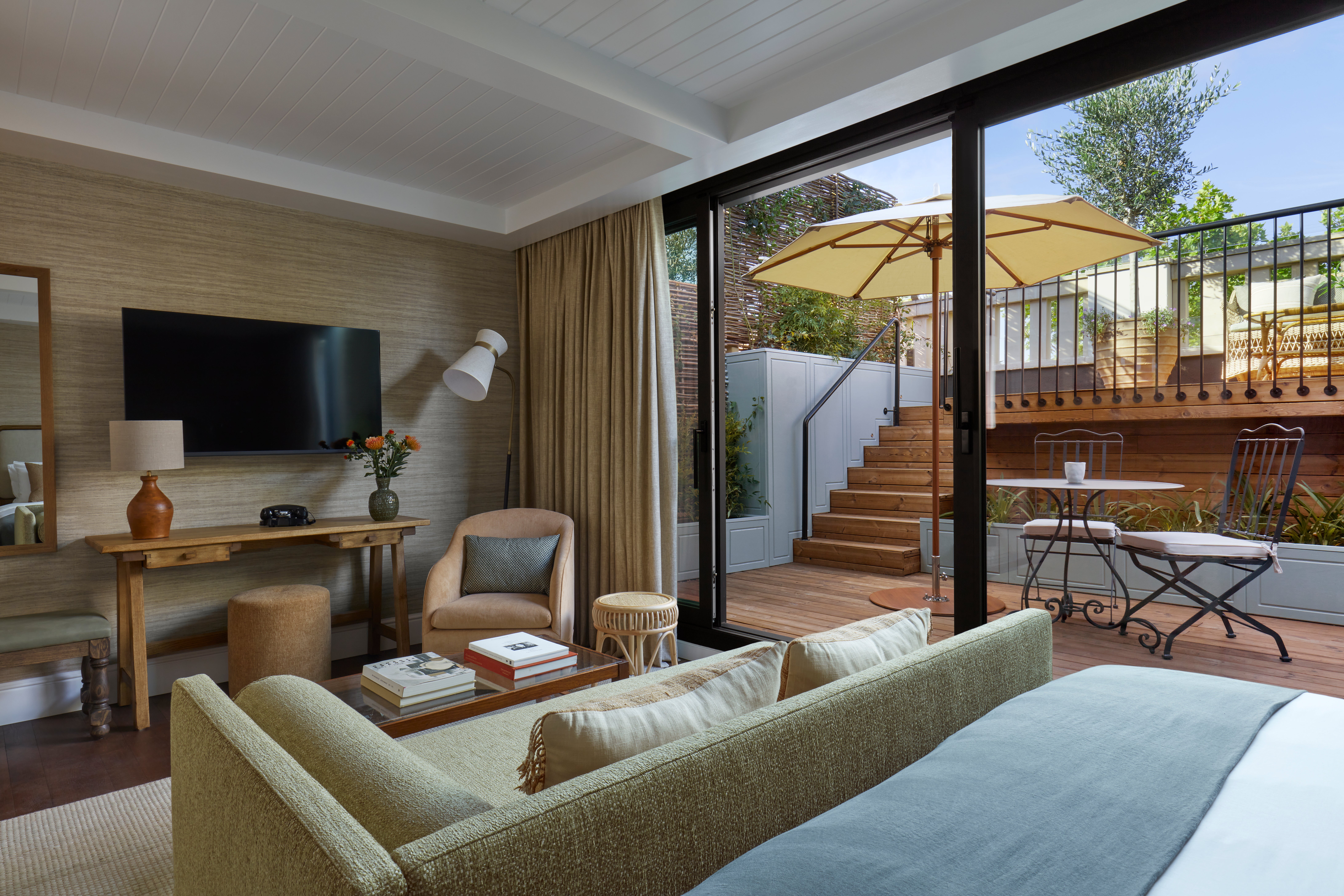 Check in to Borneta’s junior terrace suite