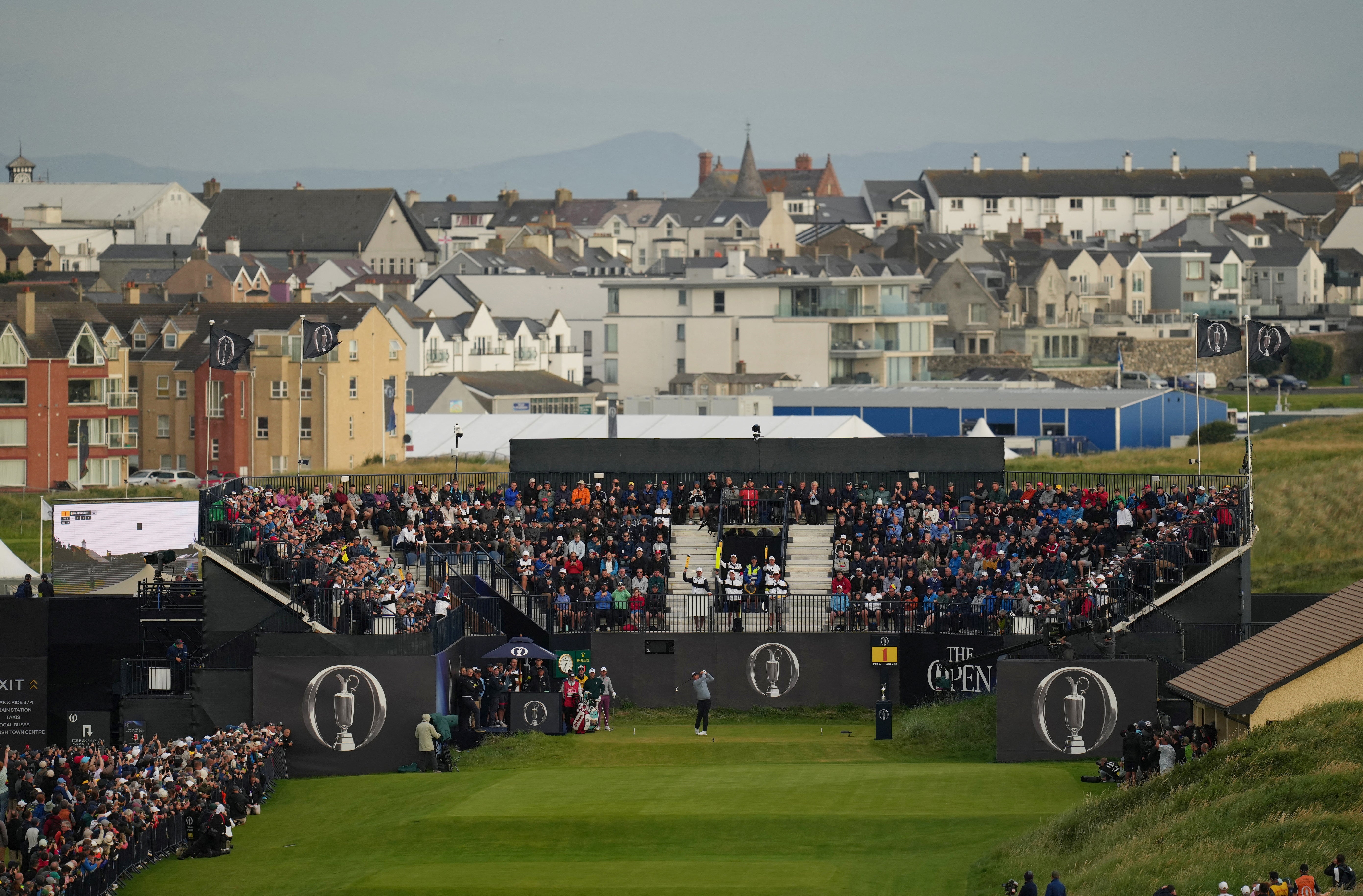 Fans at Royal Portrush Golf Club