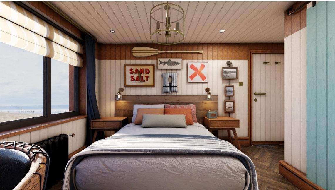 Pedn Olva is enviably positioned 30-feet above sea level on blue-black granite rocks