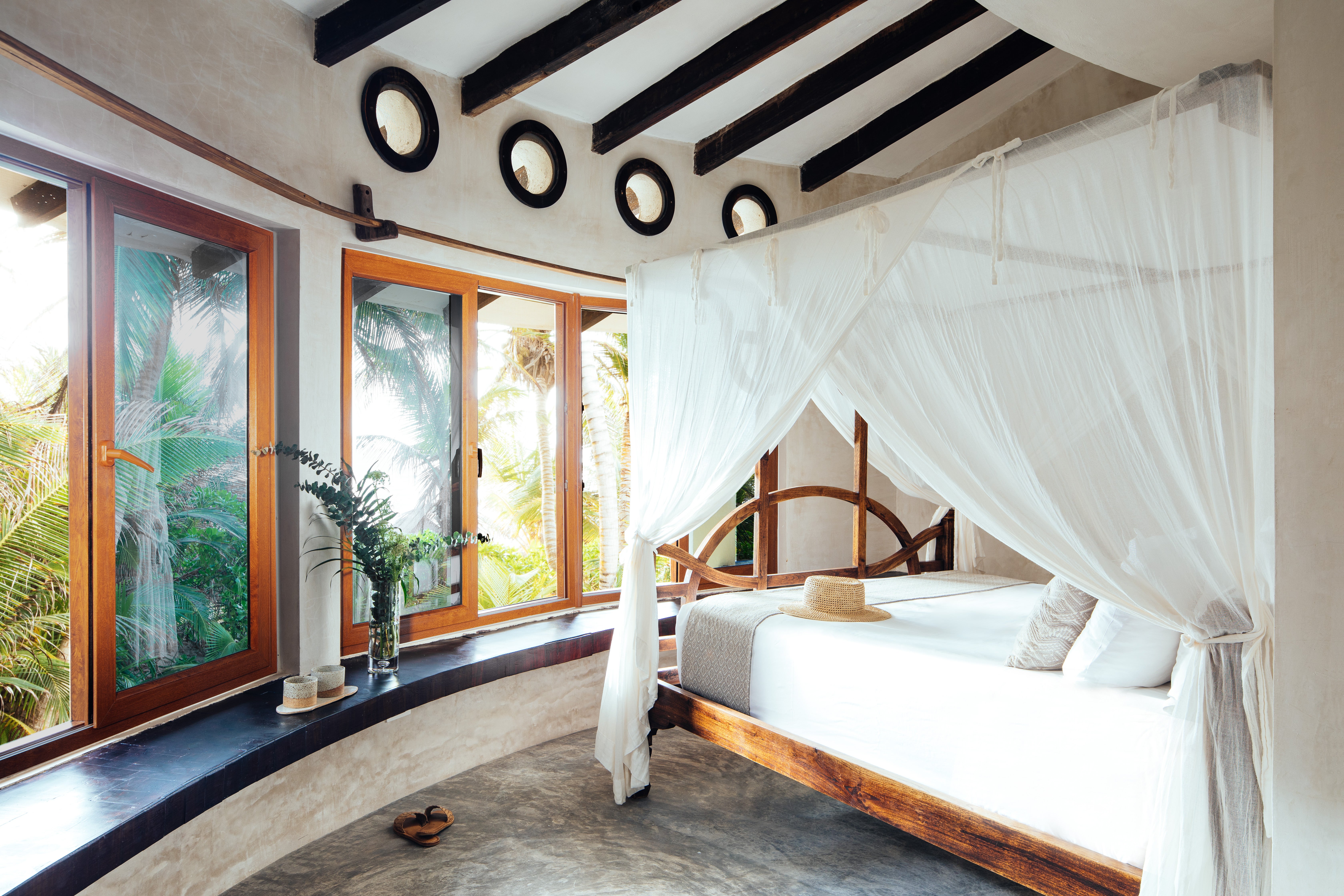 For a sustainable stay, look into a holiday at Olas Tulum