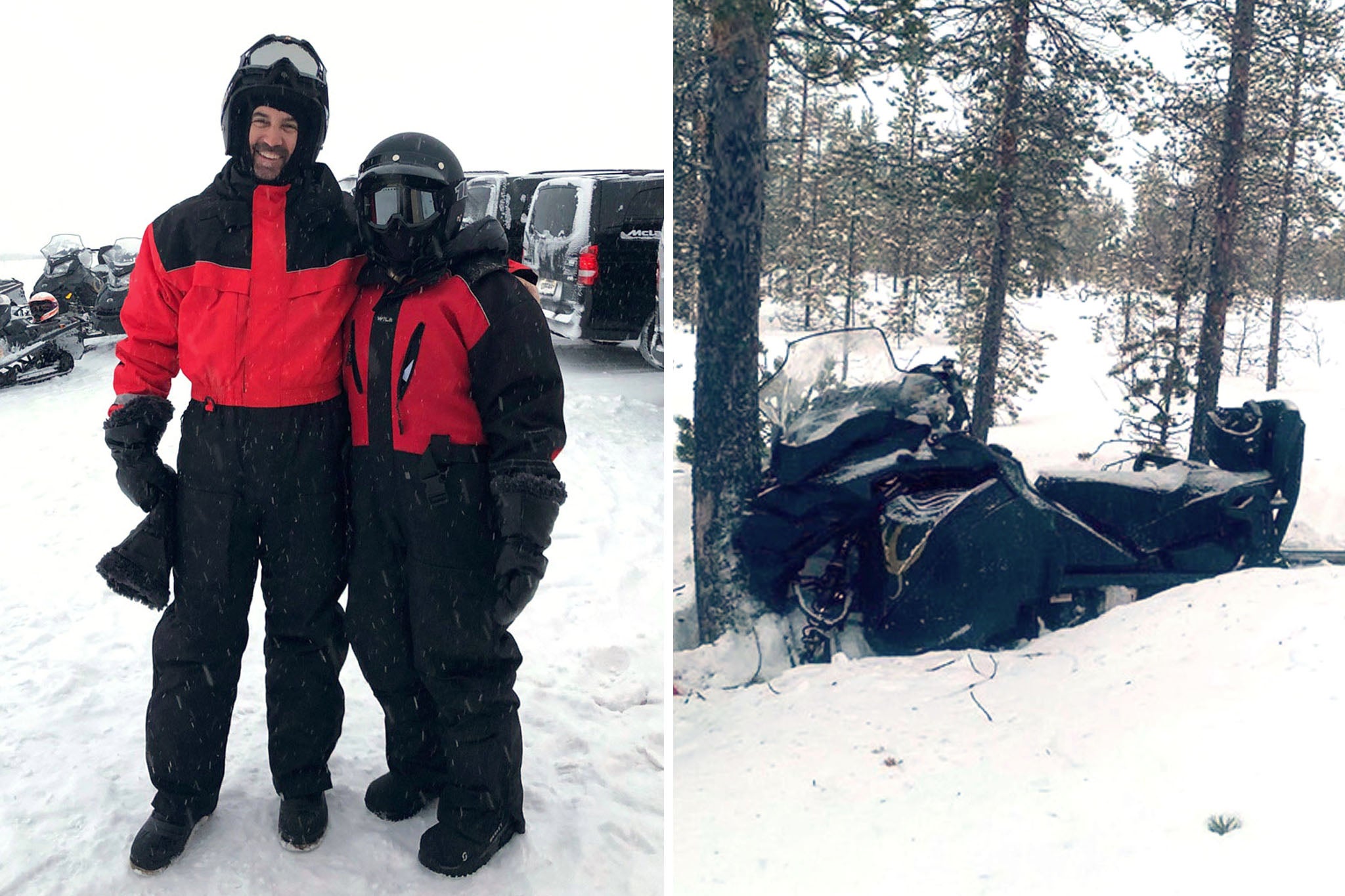 Andrew Cannestra, who specialises in spinal surgery, struck a tree after negotiating a forest turn and was out cold for 30 minutes following the impact