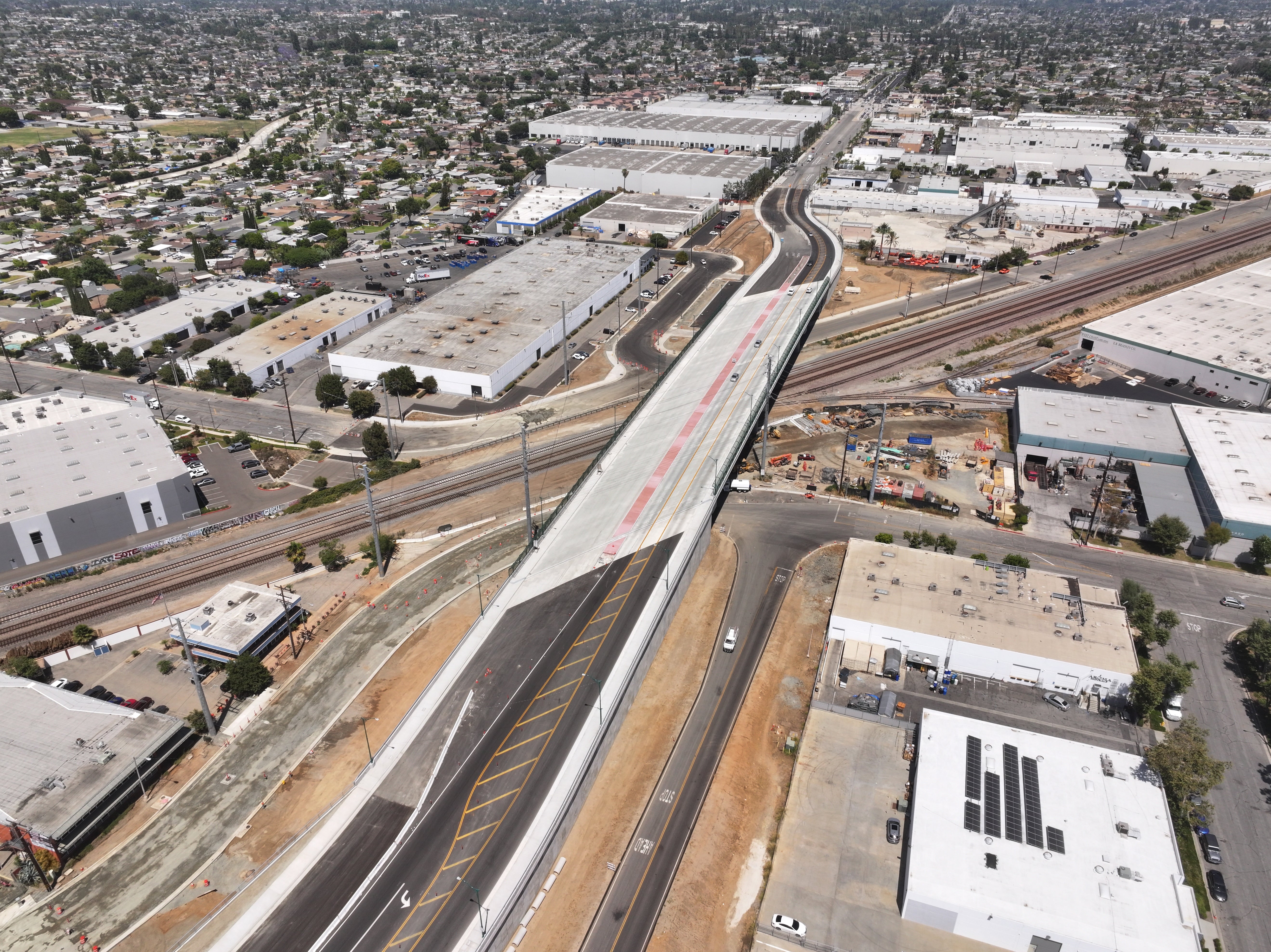 Rosecrans Marquardt was due to accommodate California’s future high-speed trains