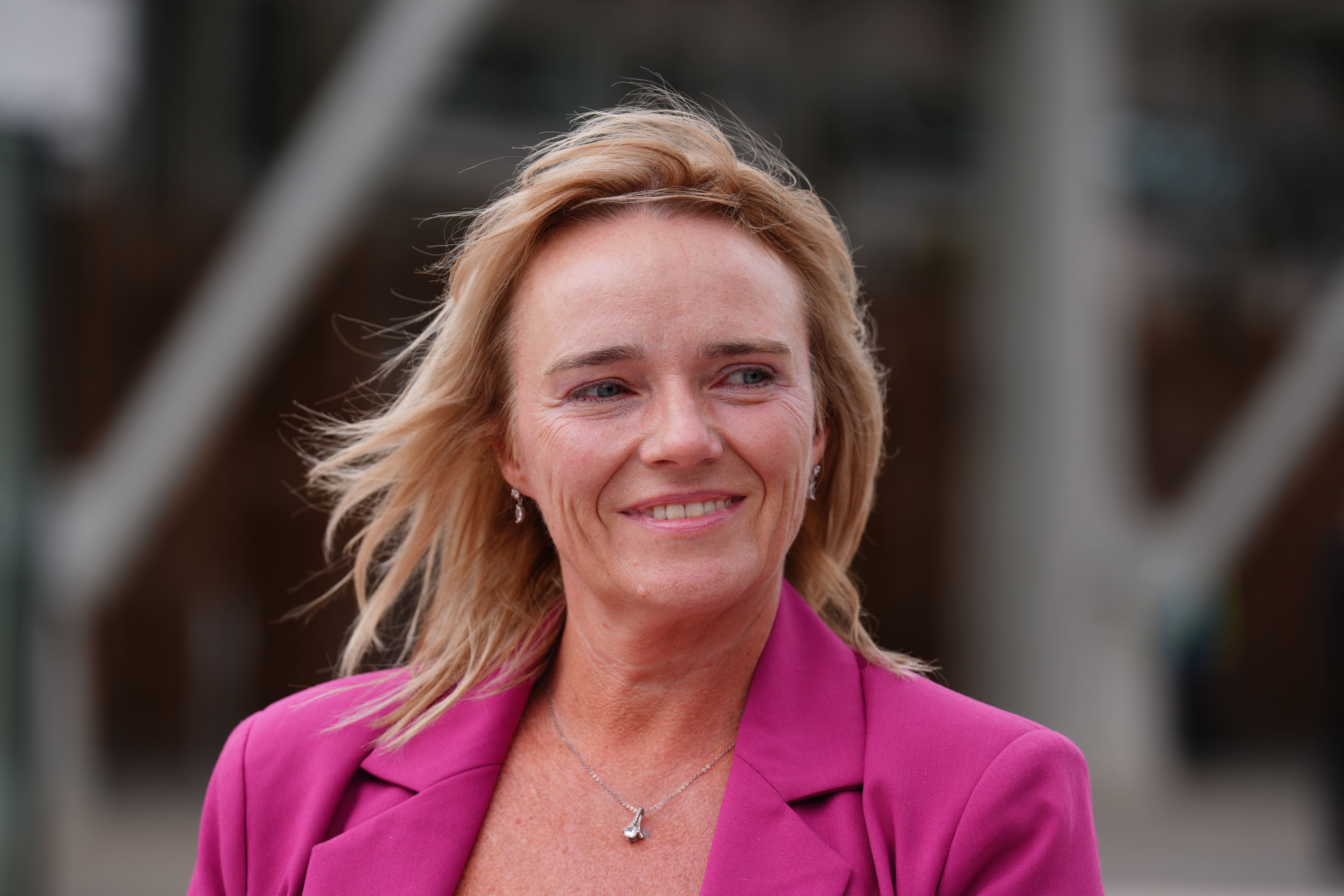 Sandie Peggie was suspended following the incident (Andrew Milligan/PA)