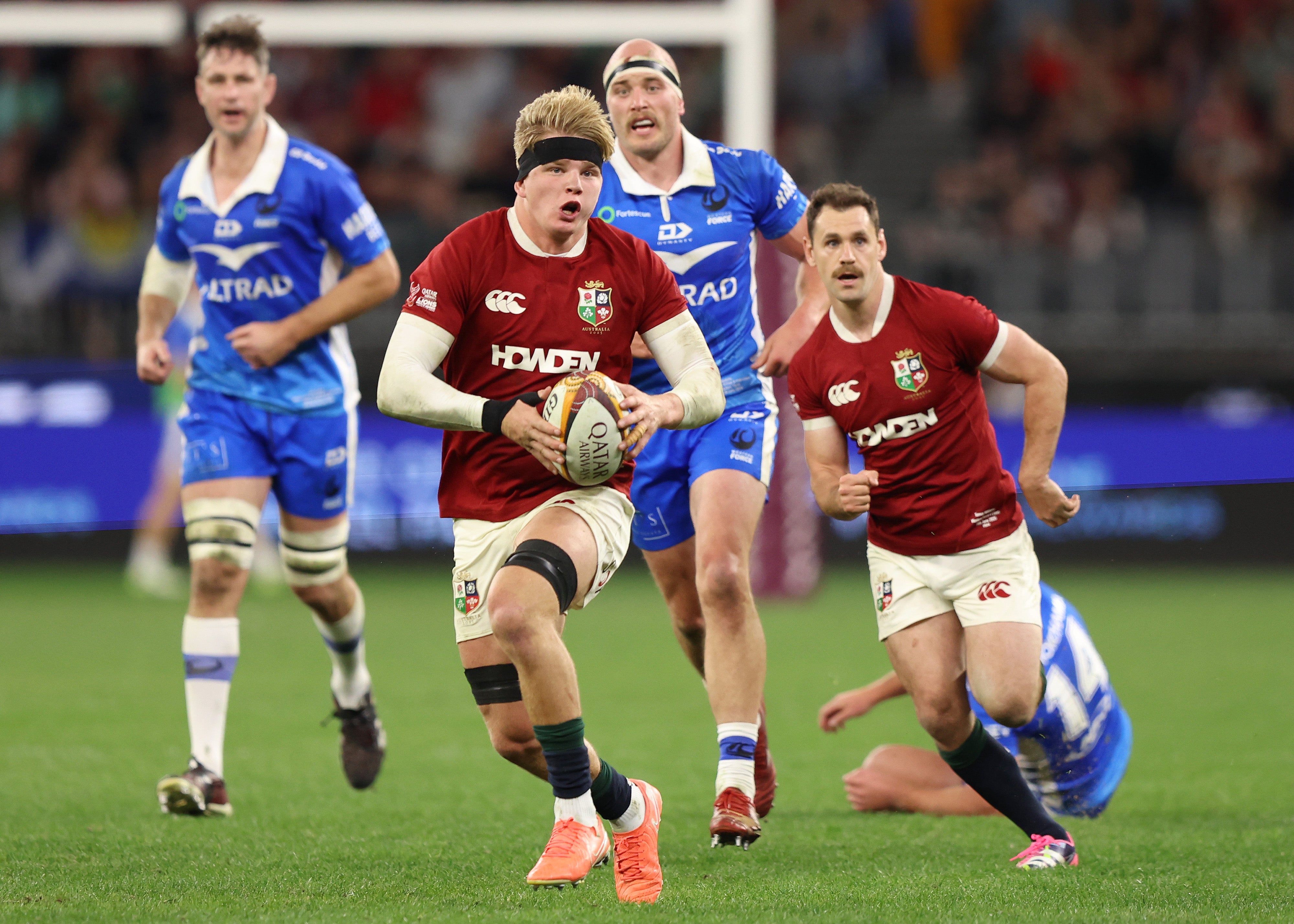 The British & Irish Lions played at the Perth Stadium in June while England’s cricket team play the first test of their Ashes tour here in November