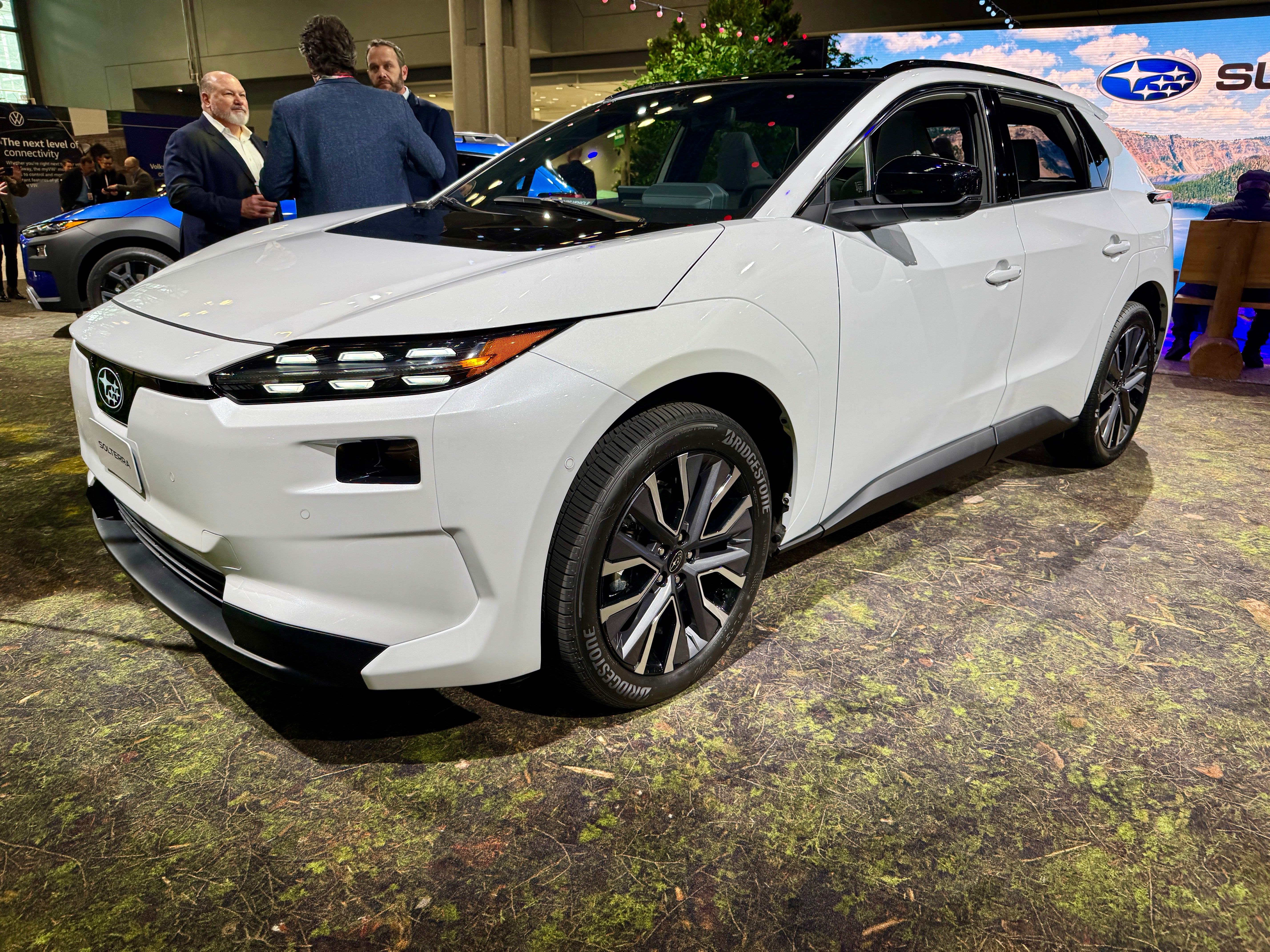 The new Subaru Solterra was unveiled at the New York Auto Show in April