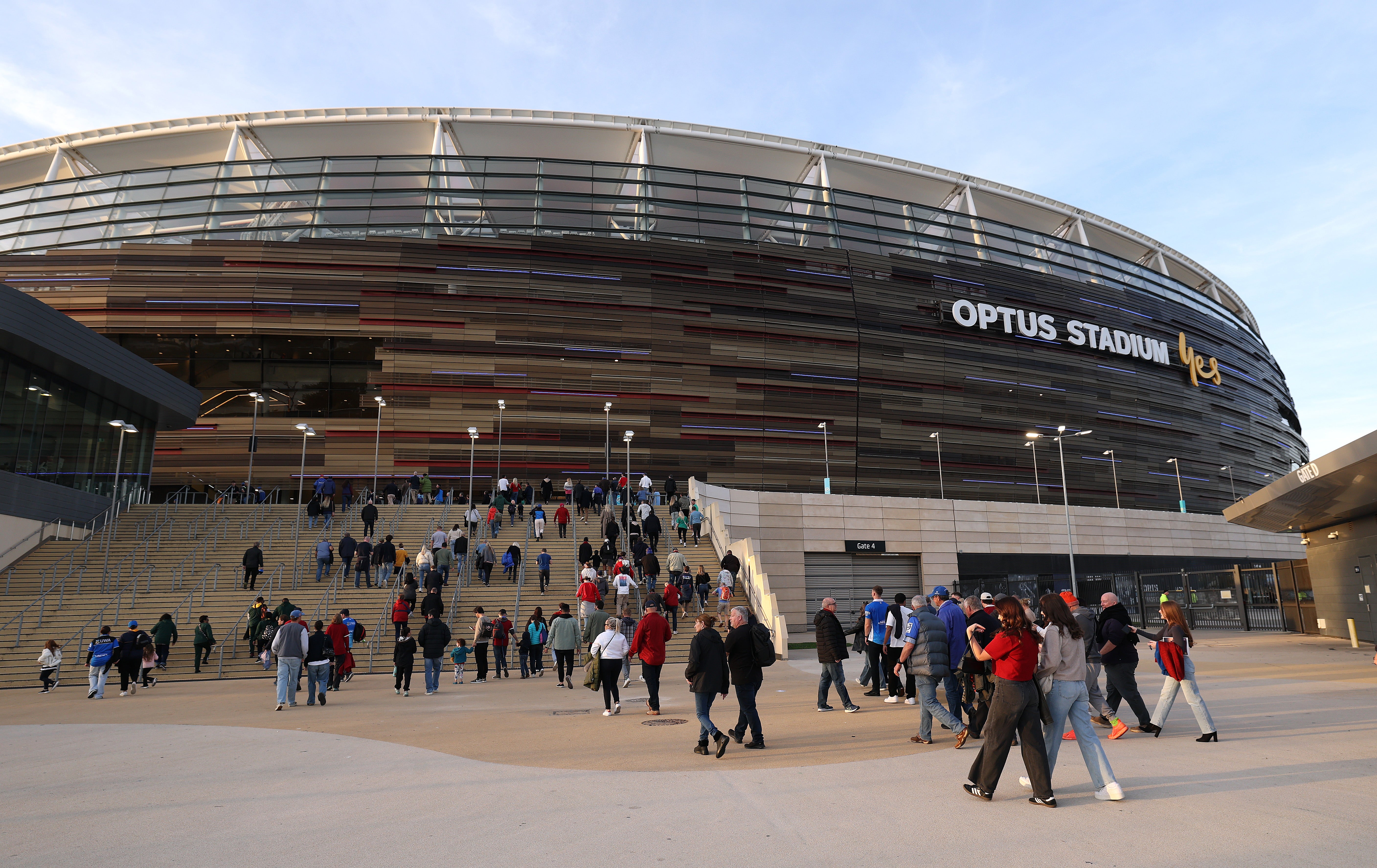The Optus Stadium is a multi-purpose venue designed to host rugby, AFL and cricket matches as well as music concerts and other huge events