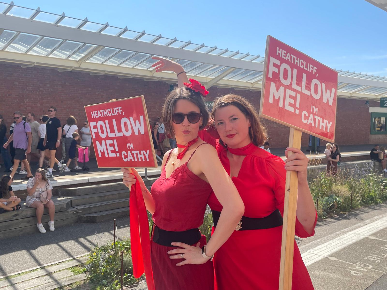 Helen Coffey (right) takes her role as Kate leader very seriously