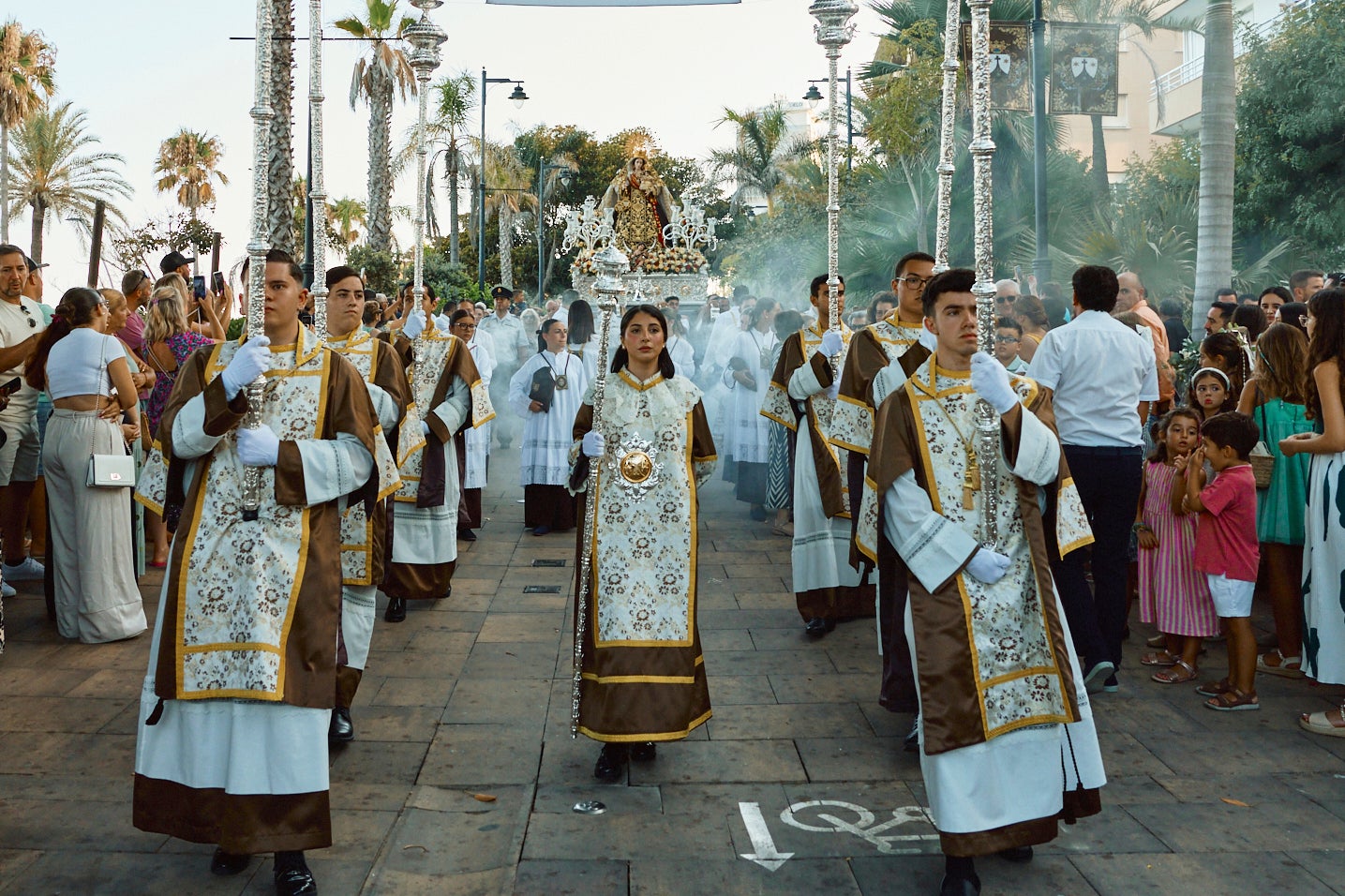 Spain Seaside Religious Festival