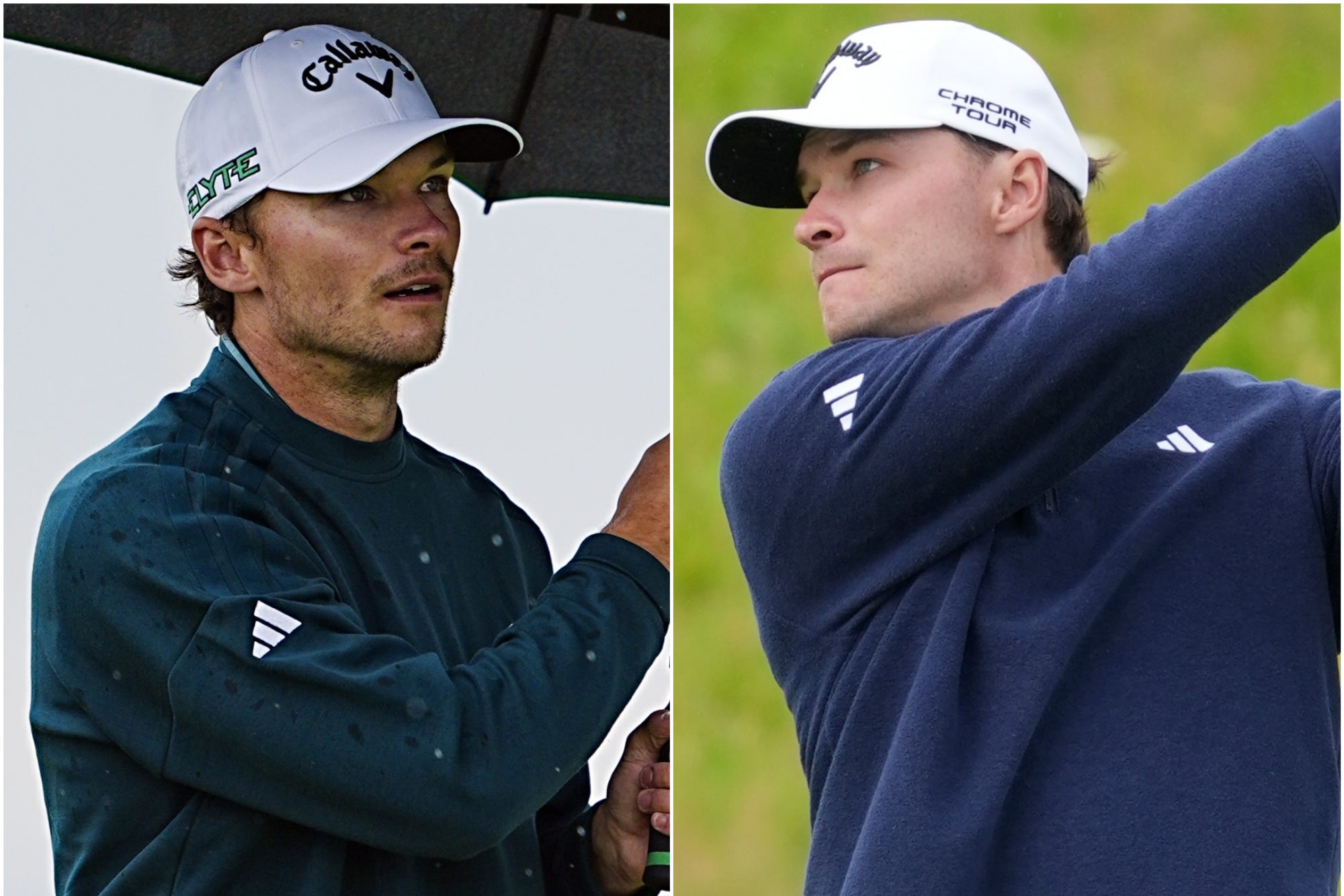 Identical twins Rasmus and Nicolai Hojgaard shine on day two at Royal Portrush