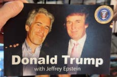 Pranksters fill Trump Tower gift shop with merch featuring pictures of Epstein with the president