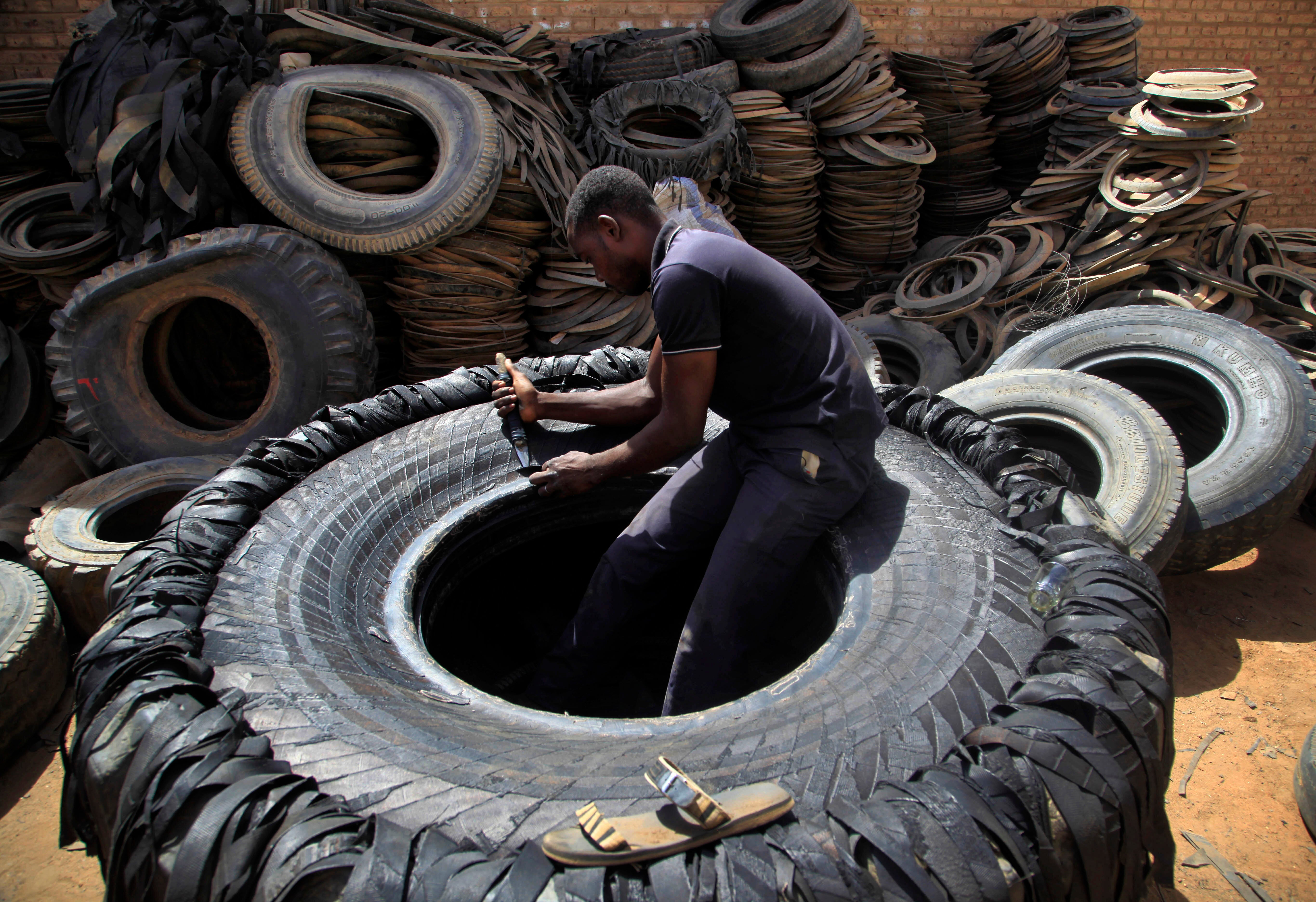 South Sudan Tire Shoemakers