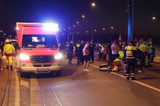 Revellers injured after German fireworks show goes wrong