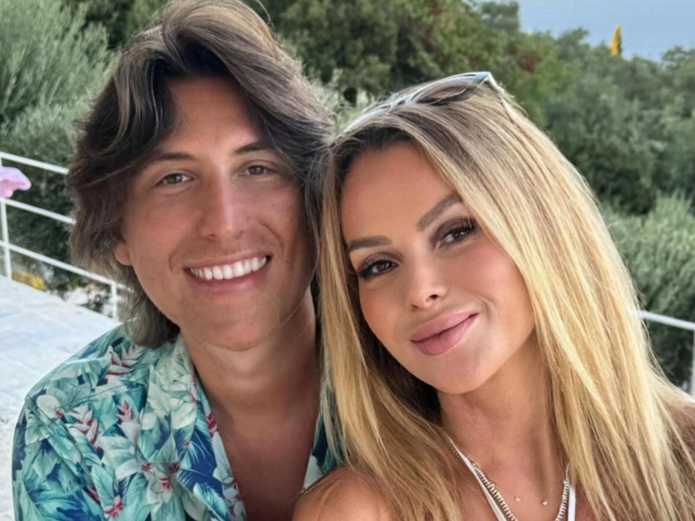 Amanda Holden with husband Chris Hughes