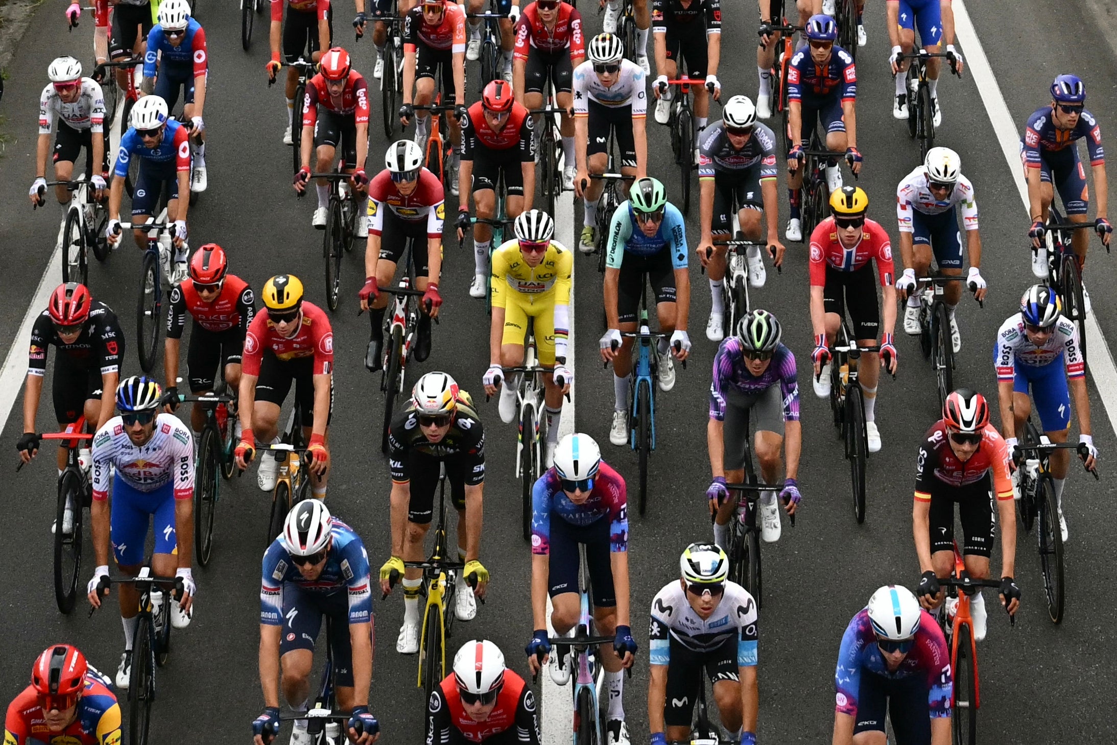 Tadej Pogacar can overpower the peloton on his own