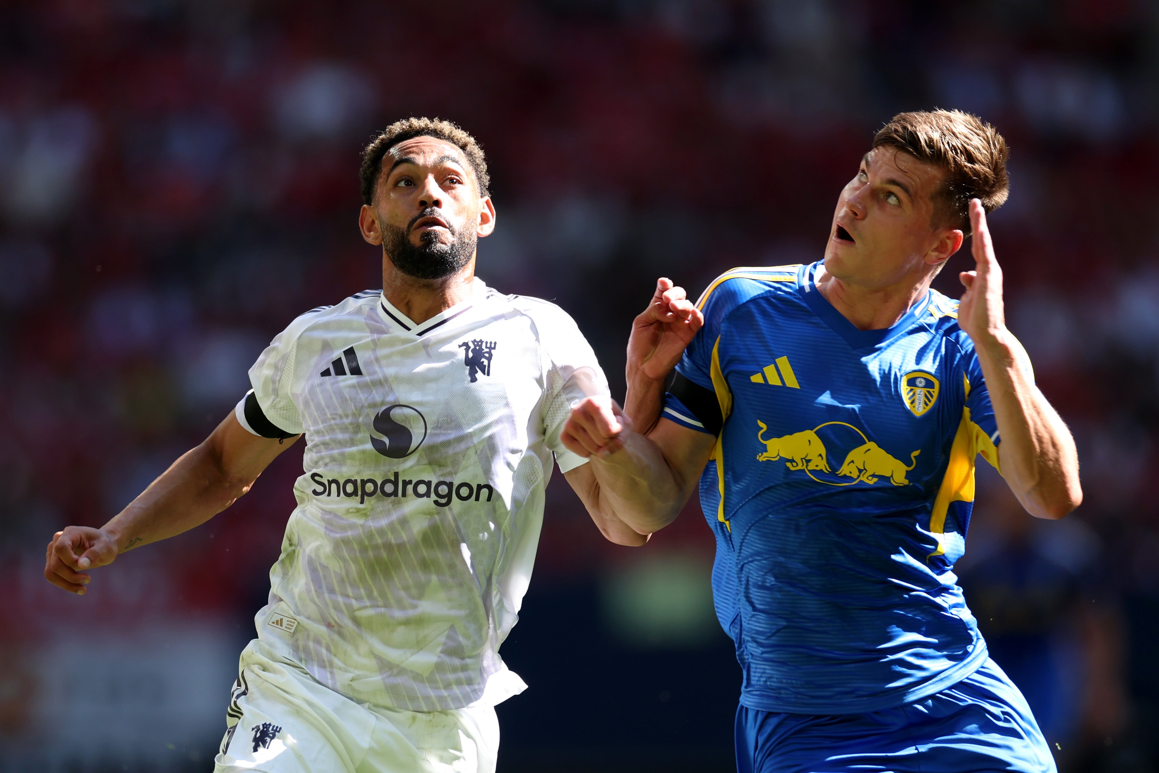 Man United v Leeds live: Matheus Cunha makes debut as Premier League rivals play out goalless draw in Sweden