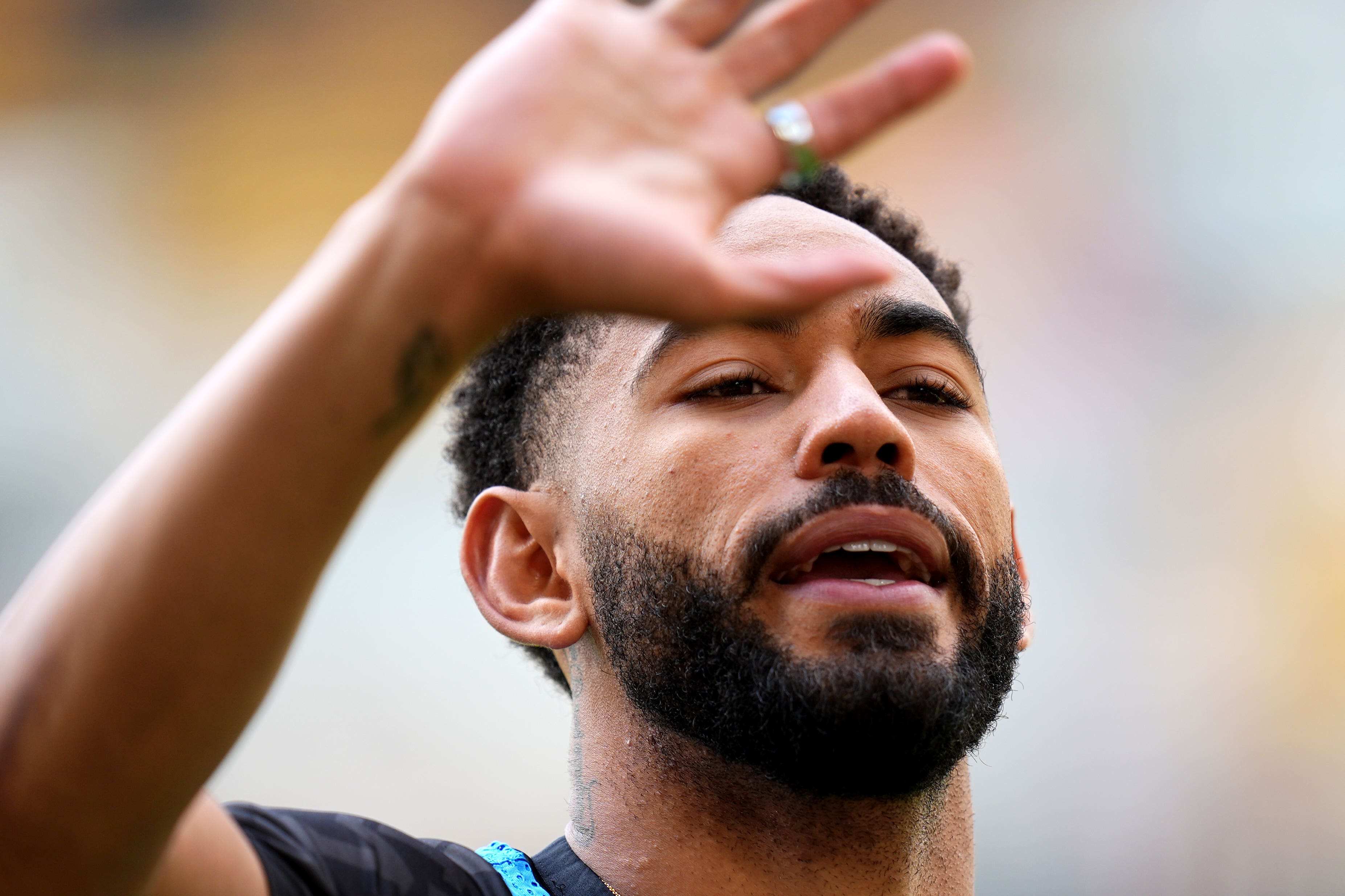 Matheus Cunha made his Manchester United debut (Jacob King/PA)